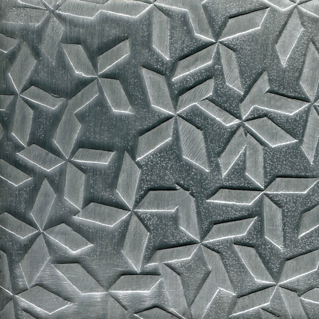 Three-dimensional metal cladding panel Other patterns By Emboss