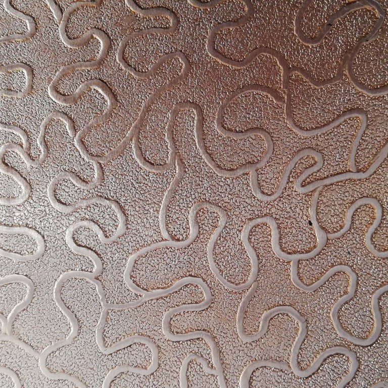 Three-dimensional metal cladding panel Other patterns By Emboss