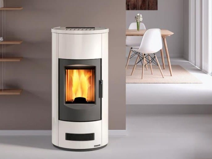 P163 T | Stufa by Piazzetta - Stufa a pellet in acciaio classe A+