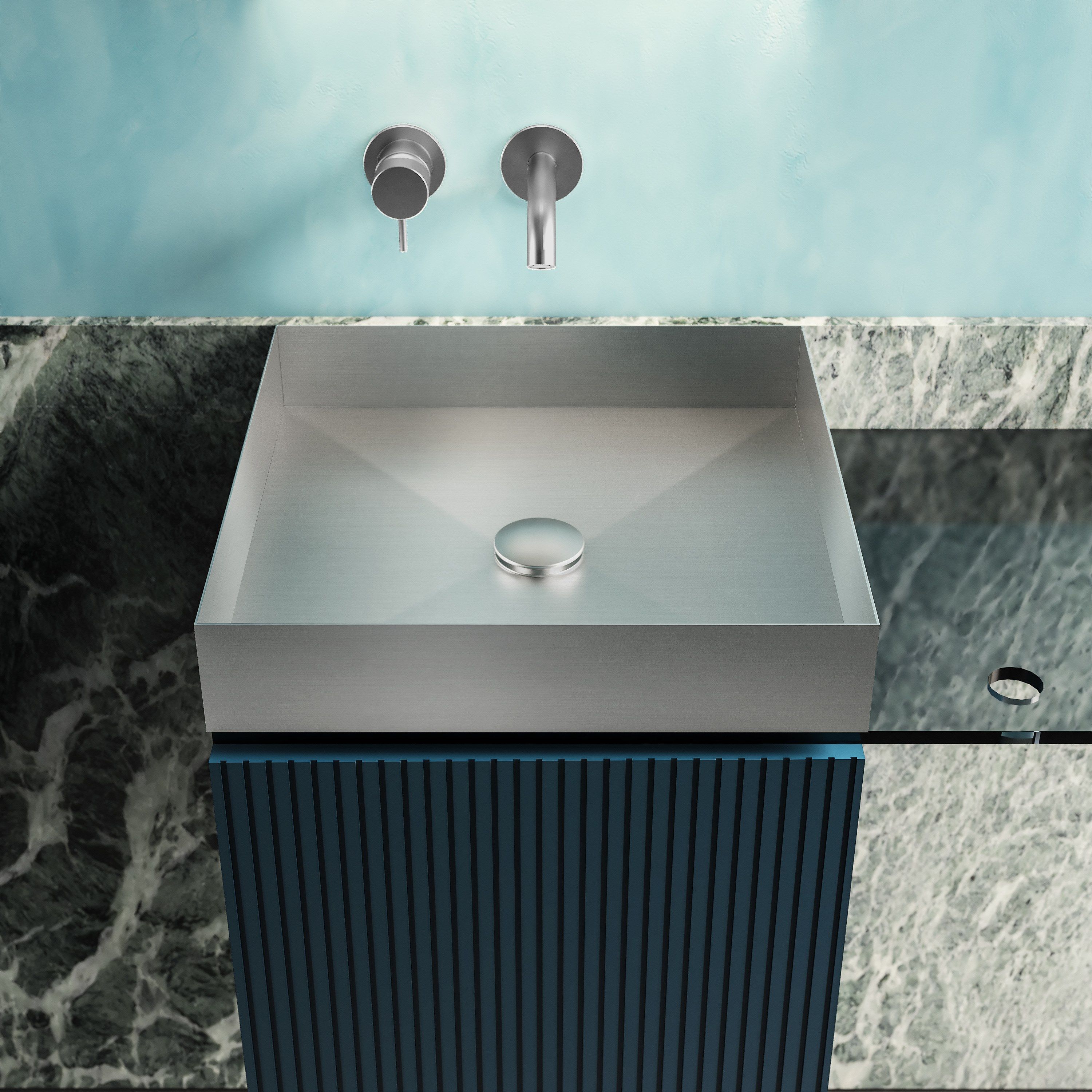 P40 by Moab - Mobile lavabo sospeso con anta - 14