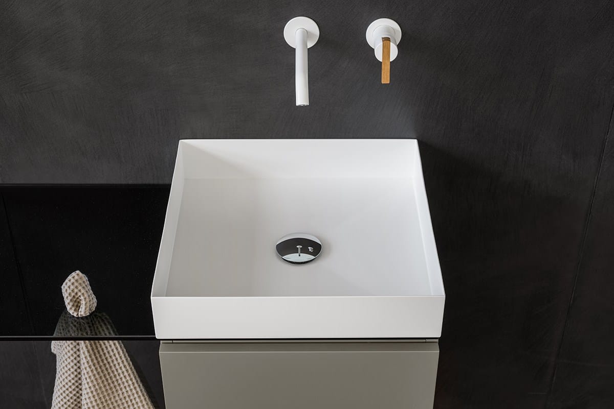 P40 by Moab - Mobile lavabo sospeso con anta - 8