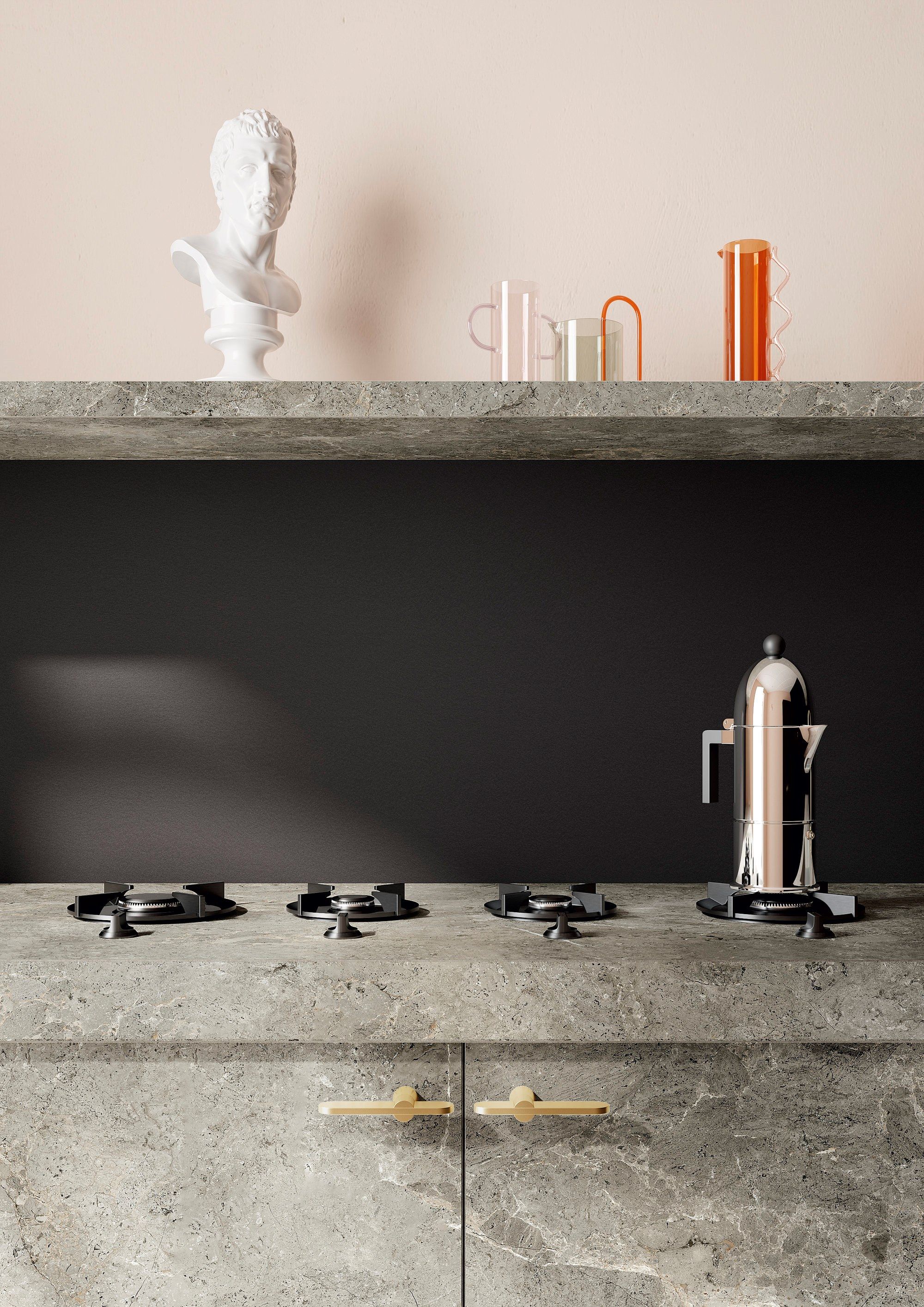 PALLADIUM GREY by Sapienstone - Top cucina in gres porcellanato - 6