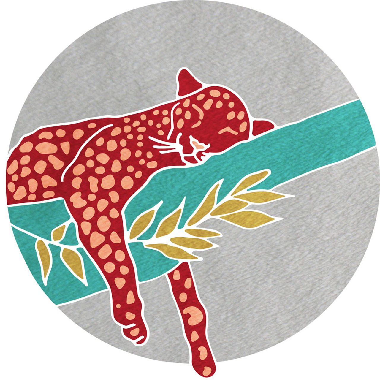 LA PANTHÈRE by Un Tapis à Paris - Tappeto rotondo in cotone per bambini - 2