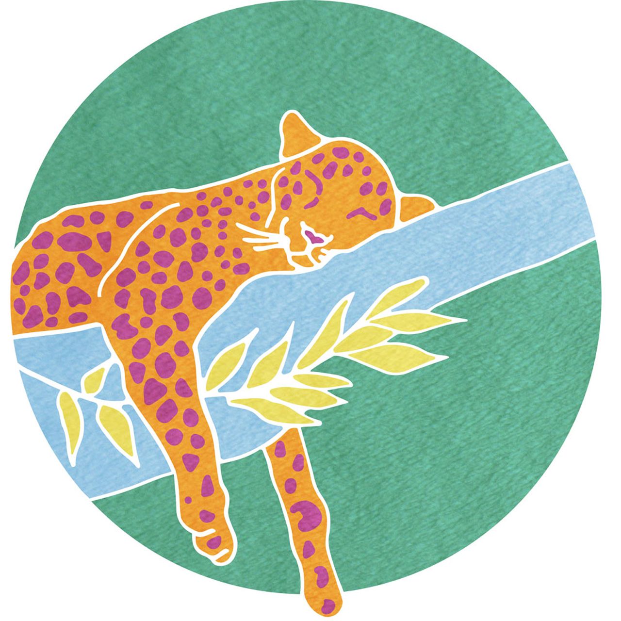 LA PANTHÈRE by Un Tapis à Paris - Tappeto rotondo in cotone per bambini - 3