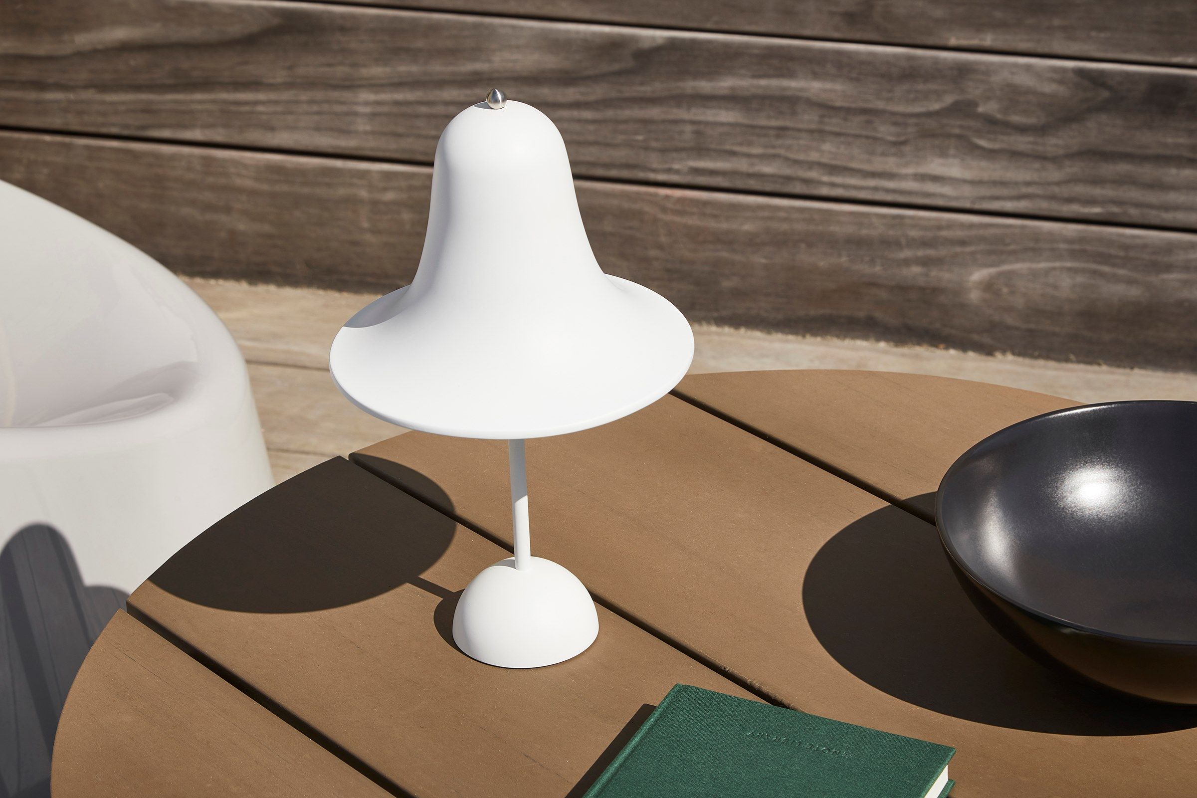 PANTOP PORTABLE LED cordless table lamp By Verpan design Verner Panton