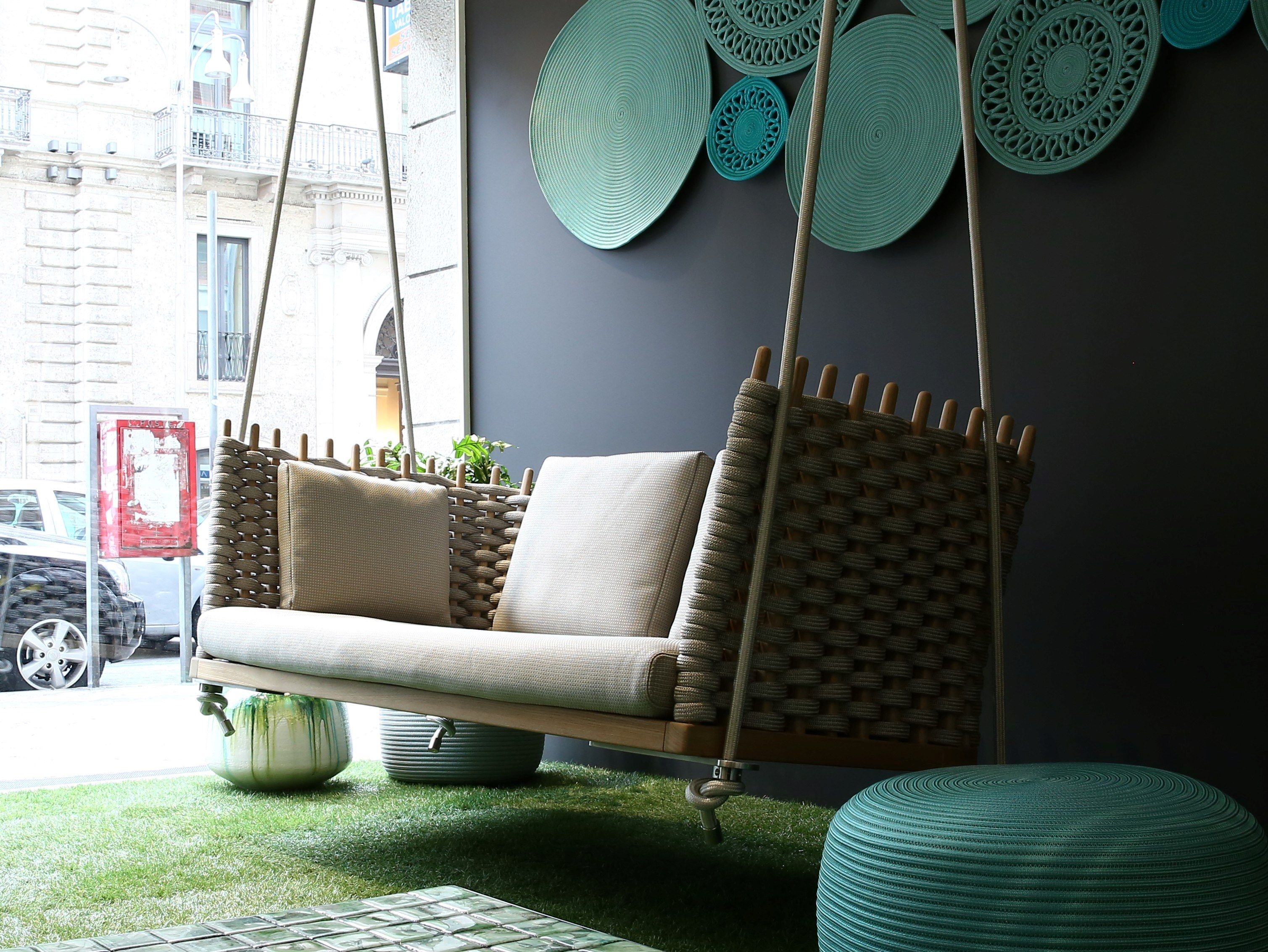 PAOLA LENTI WABI garden hanging chair By In Stock design Francesco Rota