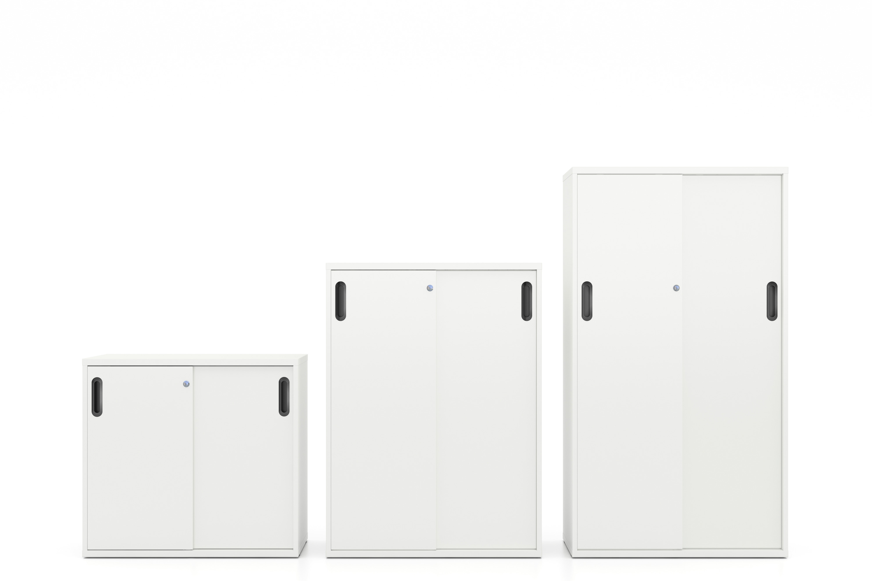 PARAGRAPH Modular office storage unit with sliding doors By Herman ...