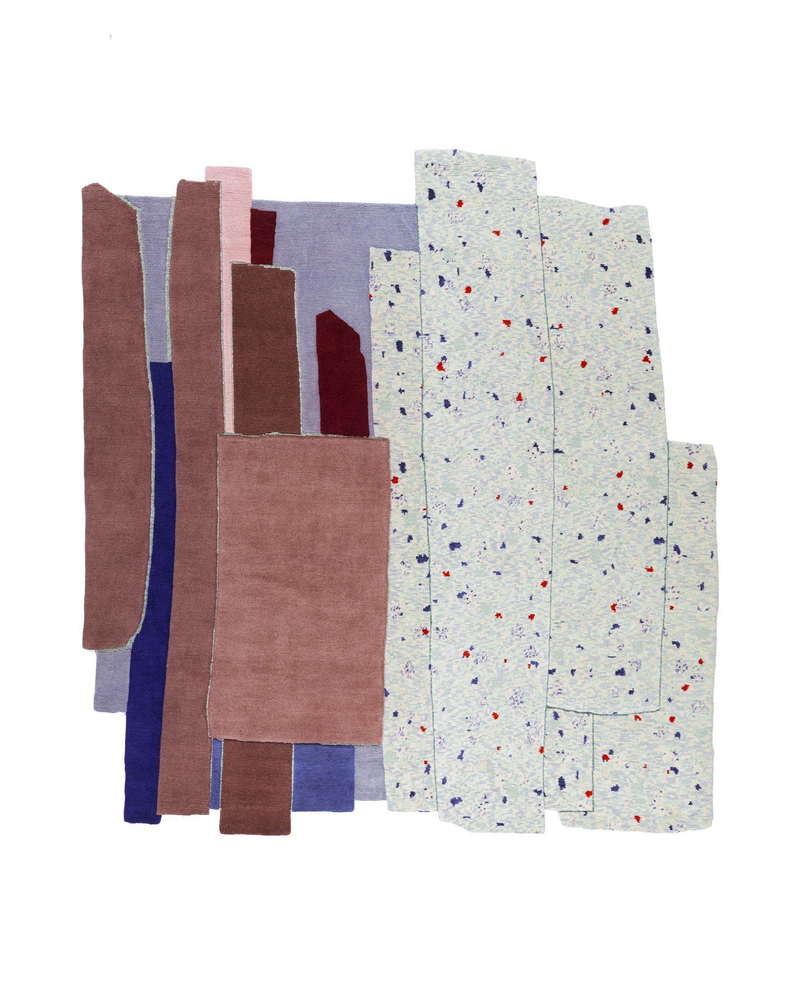 PATCHA by cc-tapis - Tappeto fatto a mano in lana e seta - 7