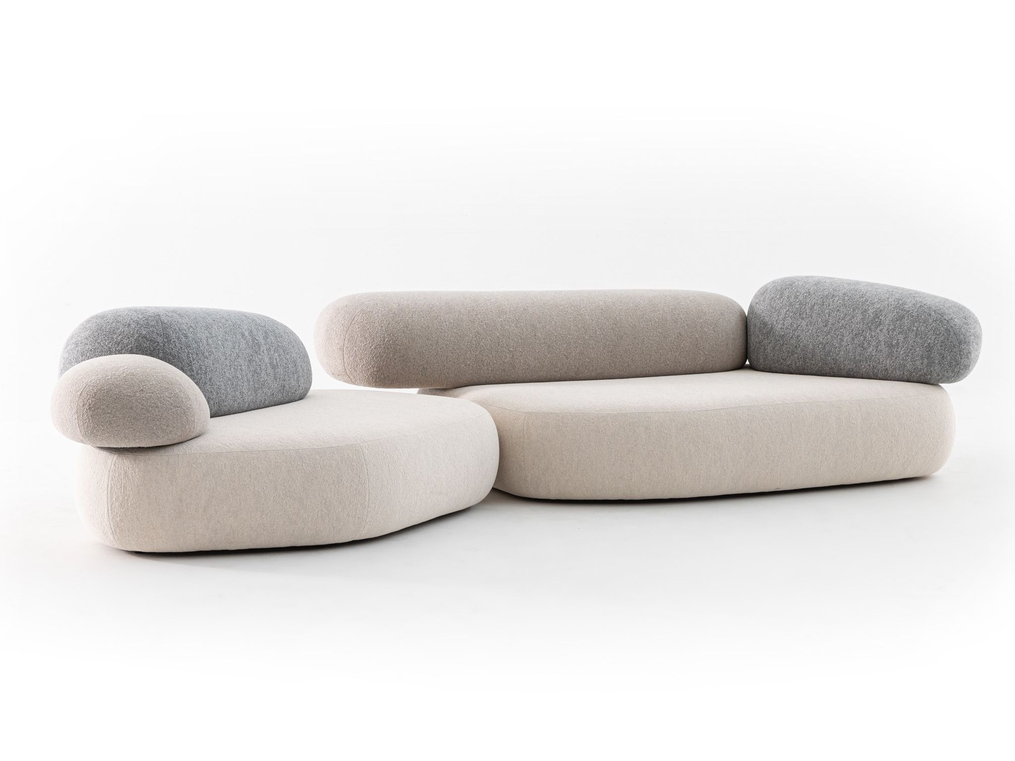 PEBBLE RUBBLE by Moroso - Divano modulare