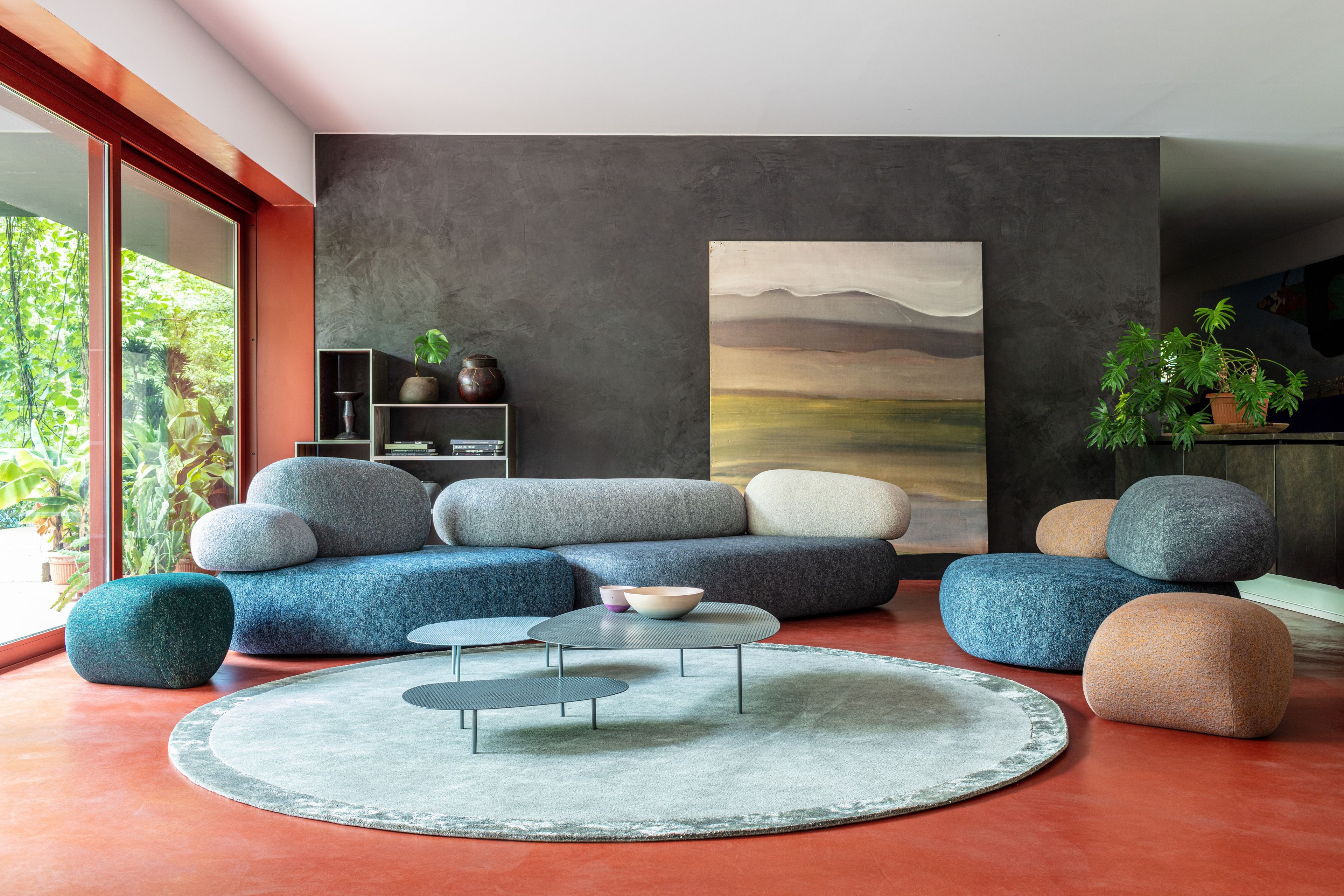 PEBBLE RUBBLE by Moroso - Divano modulare - 20
