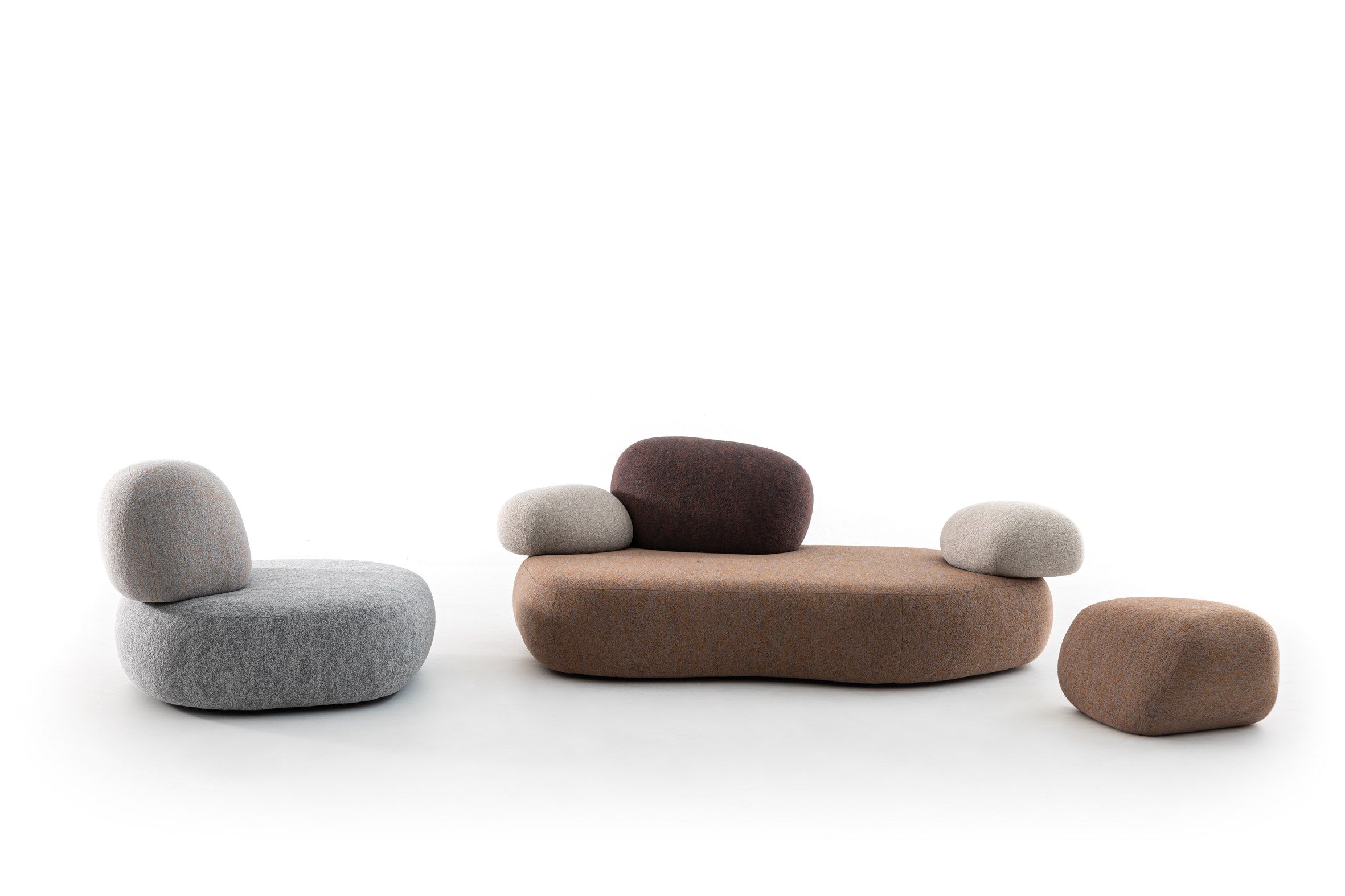 PEBBLE RUBBLE by Moroso - Divano modulare - 4
