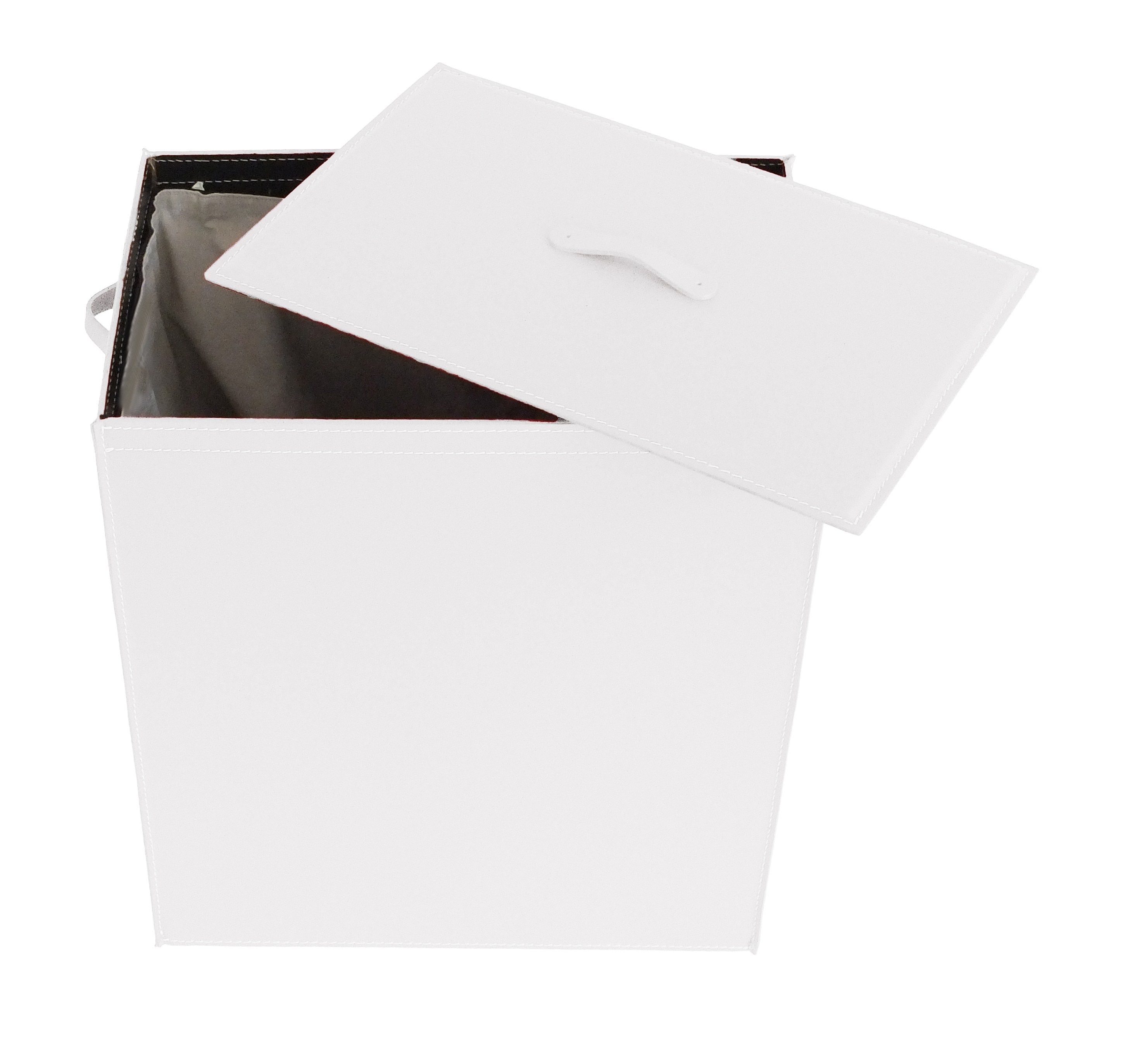 Bonded leather laundry container PETER By LIMAC design FIRESTYLE