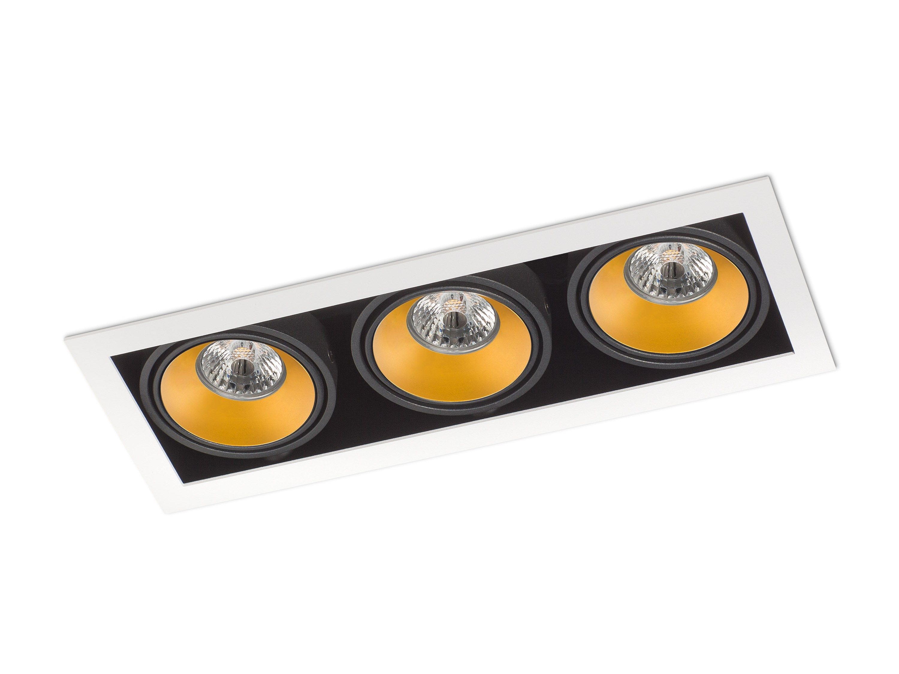 Ceiling recessed spotlight PICCOLO FRAME TRIPLE By Orbit