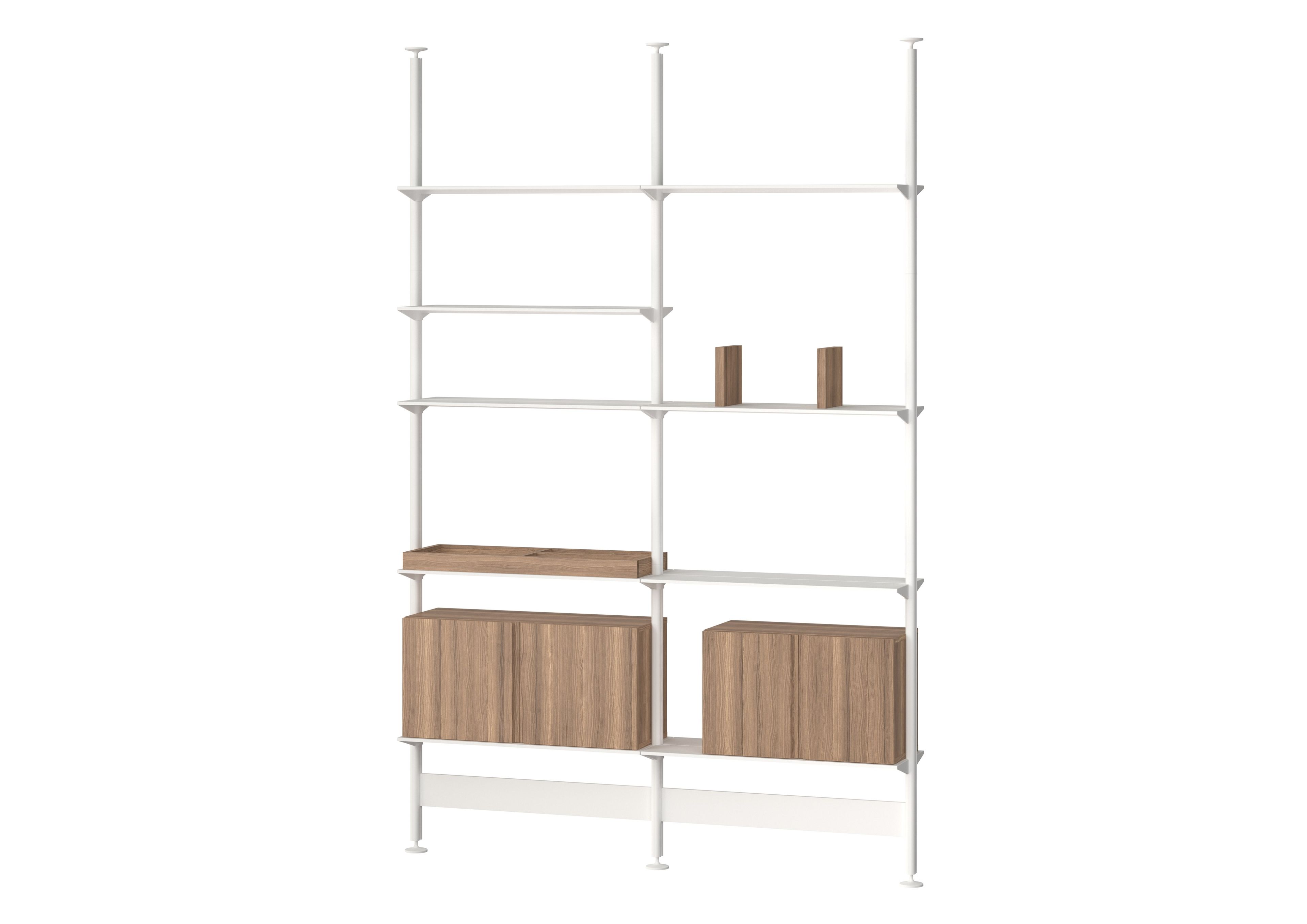 PIRA G2 Floor-ceiling mounted bookcase By String Furniture