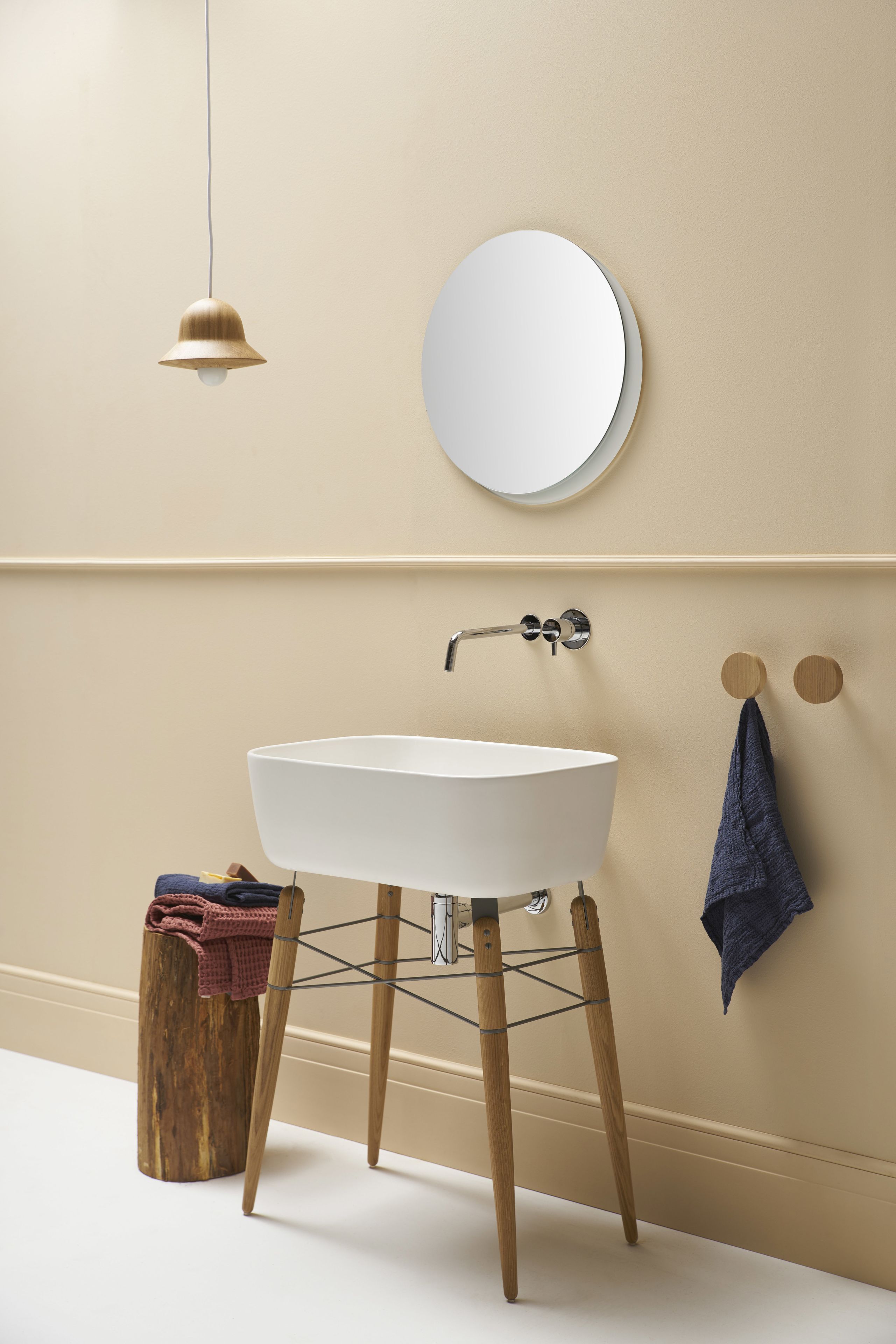 PLATEAU S by Ex.t - Specchio bagno rotondo da parete - 5