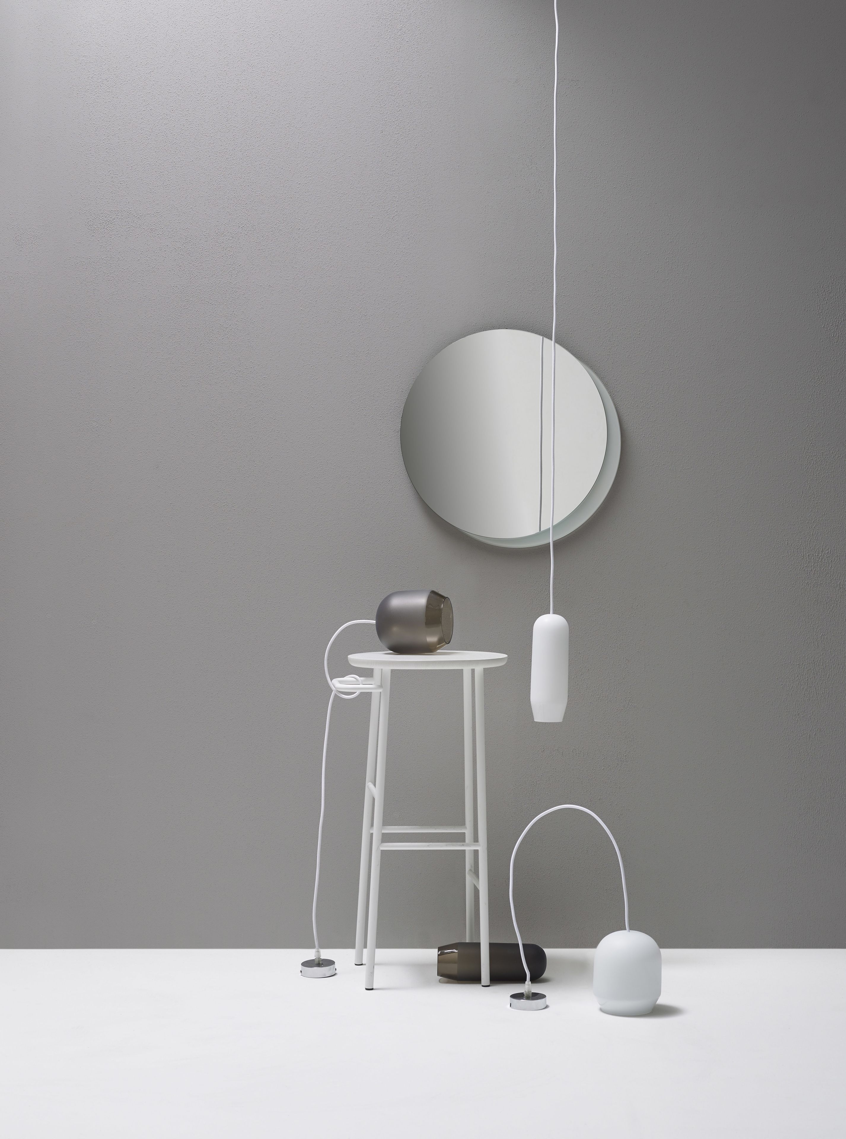 PLATEAU S by Ex.t - Specchio bagno rotondo da parete - 4