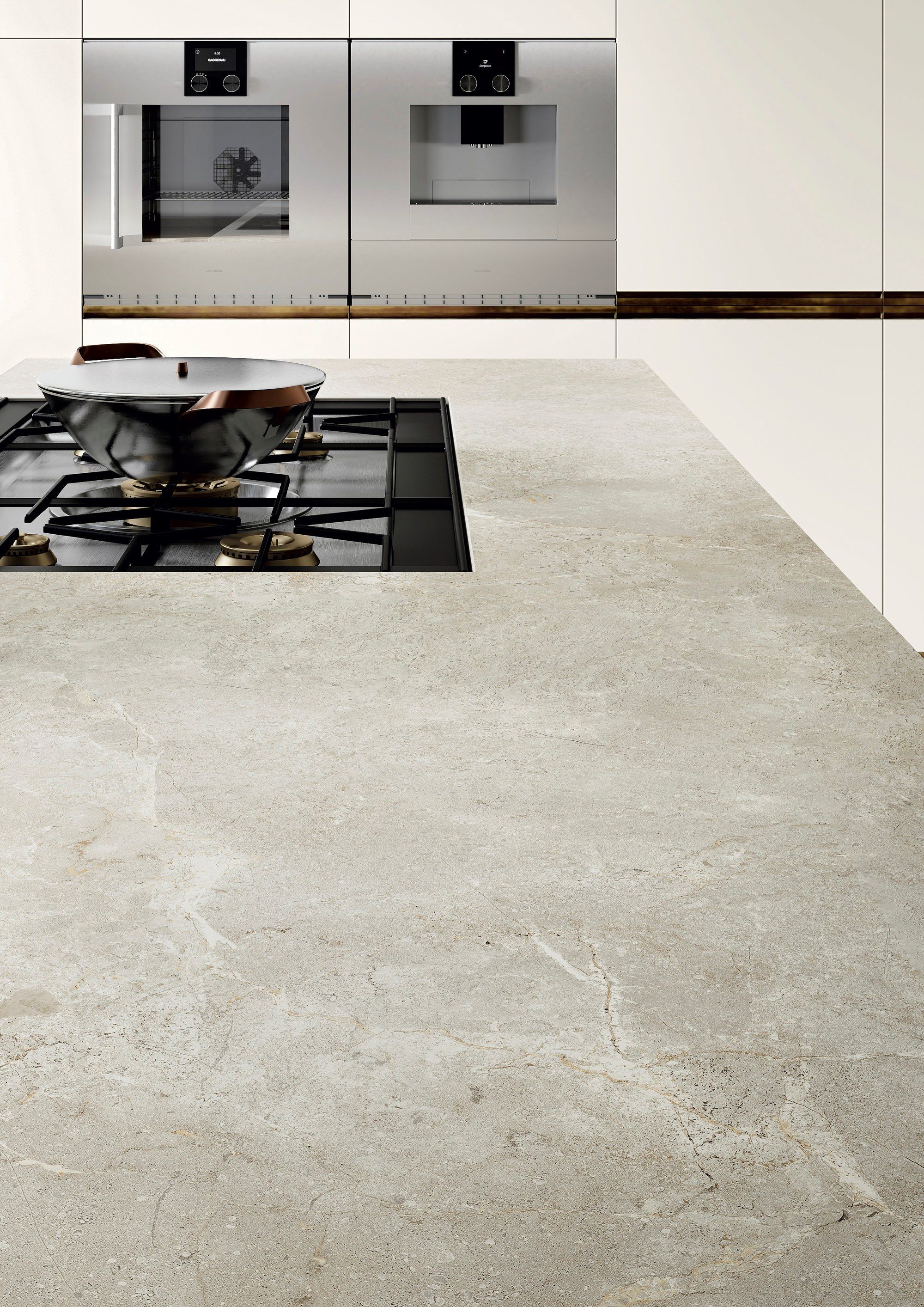 PLATINUM WHITE by Sapienstone - Top cucina in gres porcellanato - 5
