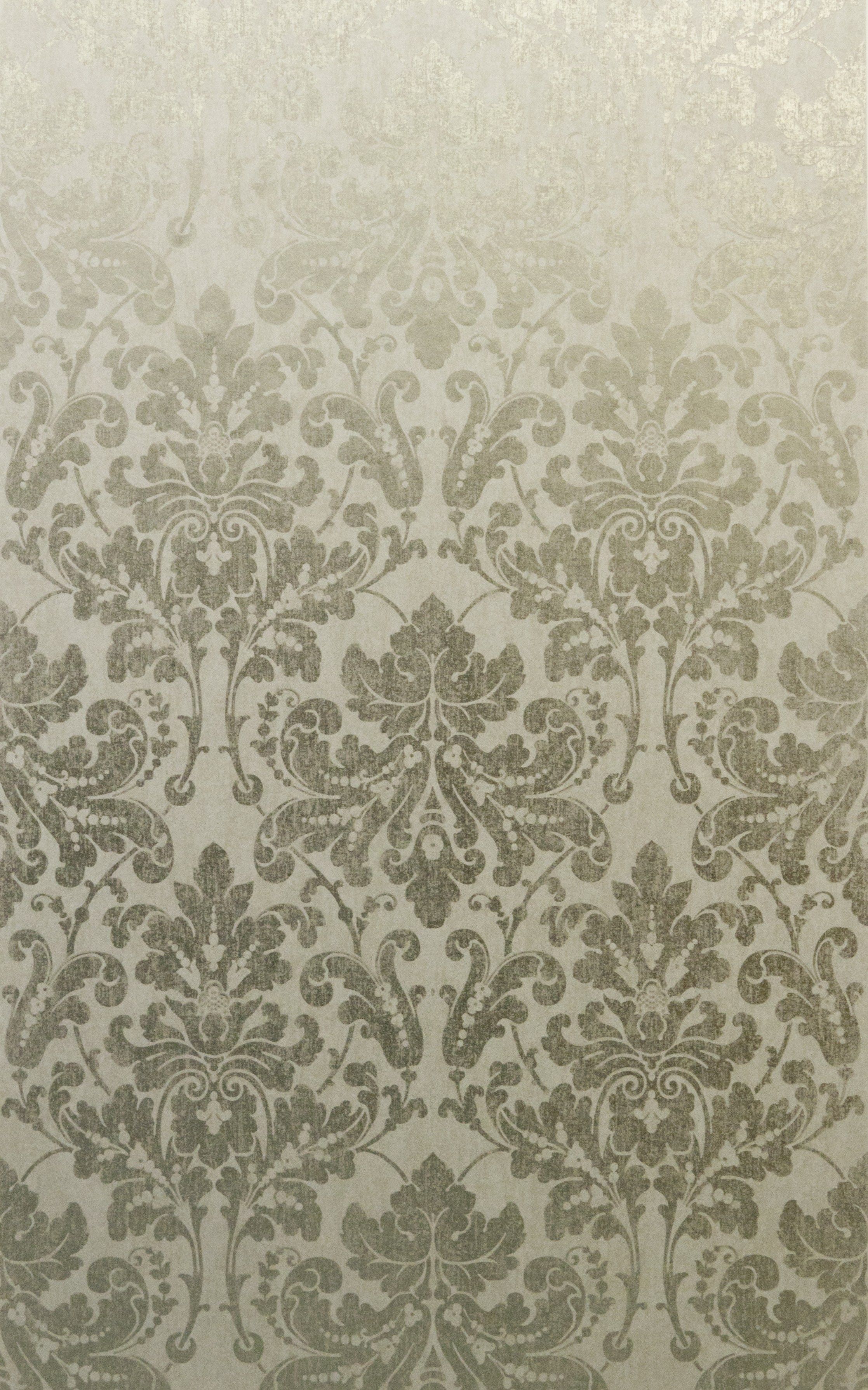 Damask washable nonwoven wallpaper PALAZZO DAMASK By Omexco