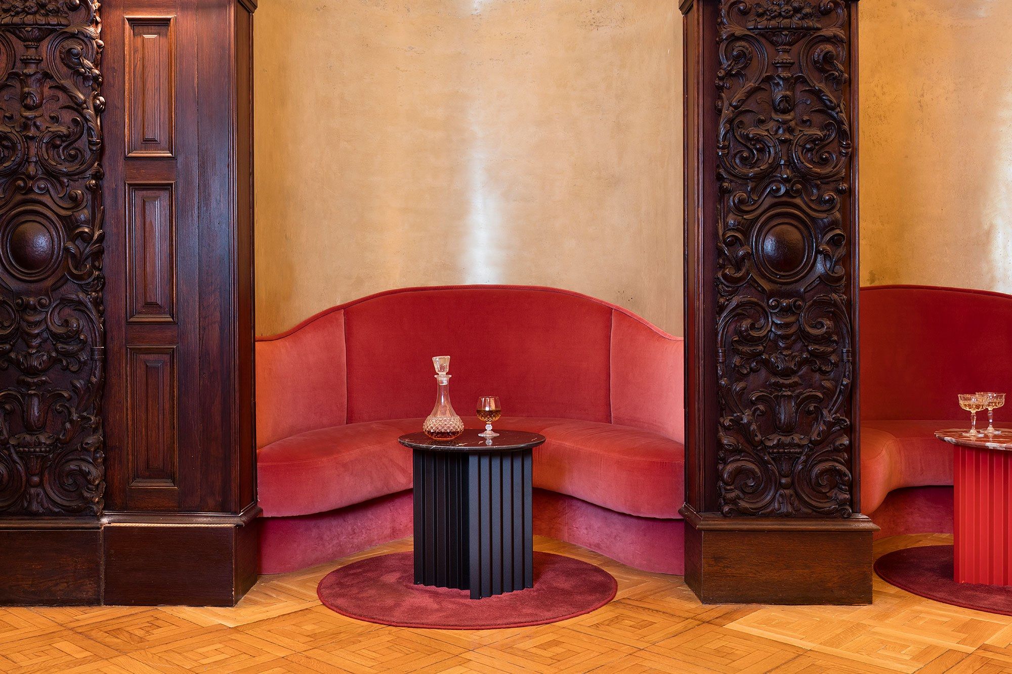 PLEC ROUND SMALL Marble coffee table Round marble coffee table By RS