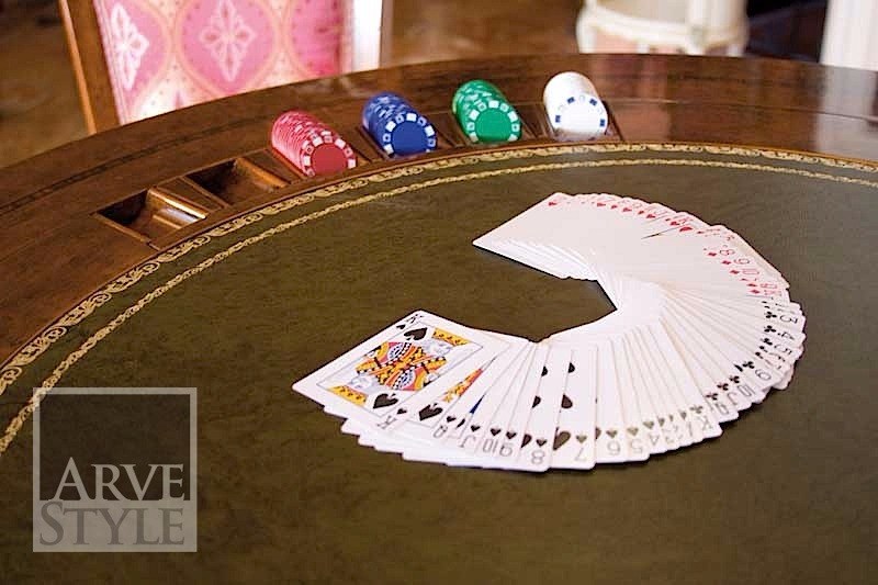 Mingone Tavolo Da Poker Pieghevole 120x120cm | Per 8 Giocatori | Braccioli Imbottiti | Verde - Foto 6