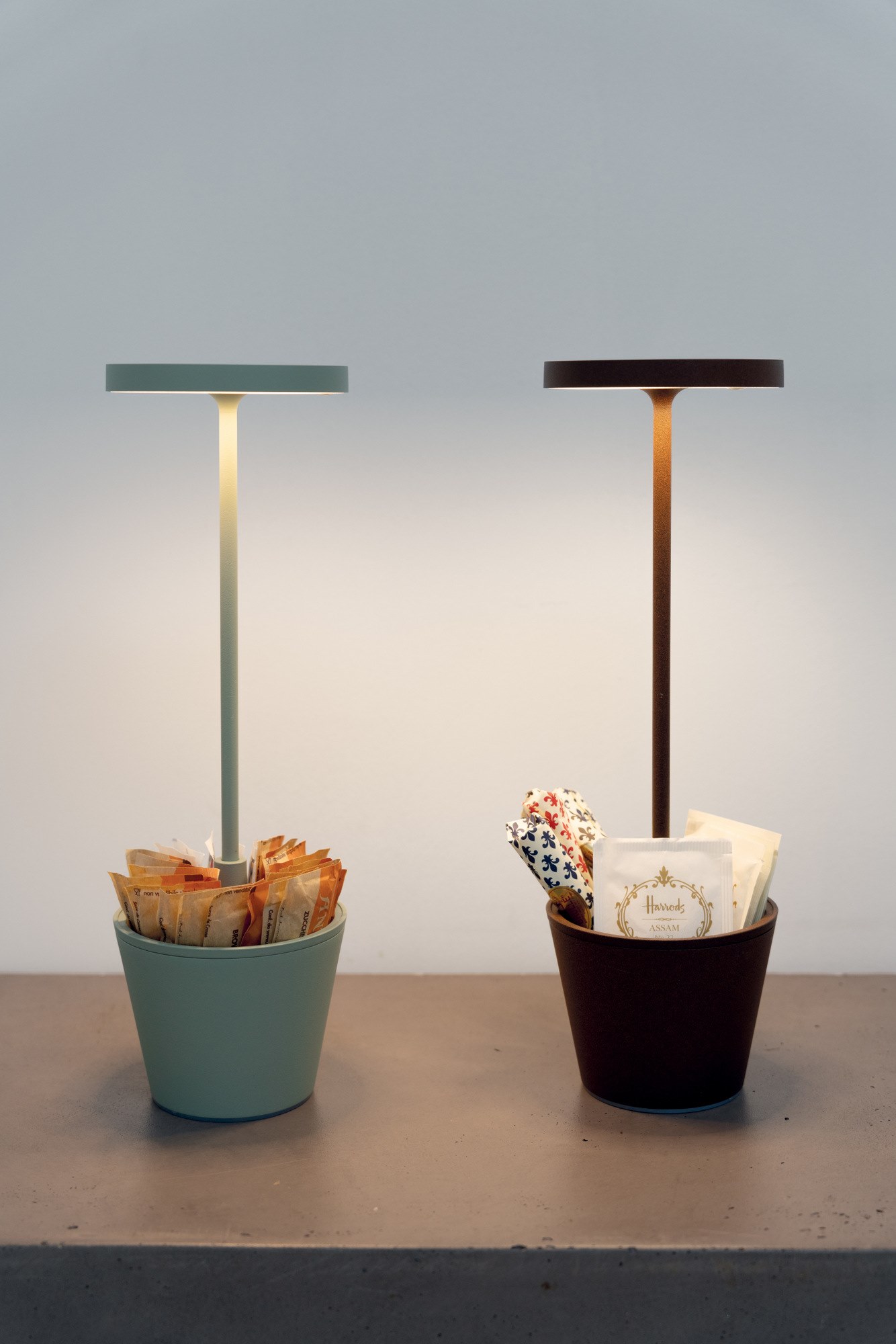 Zafferano Poldina X Peanuts Tischlampe 'Heart' – Wiederaufladbar & Wasserfest