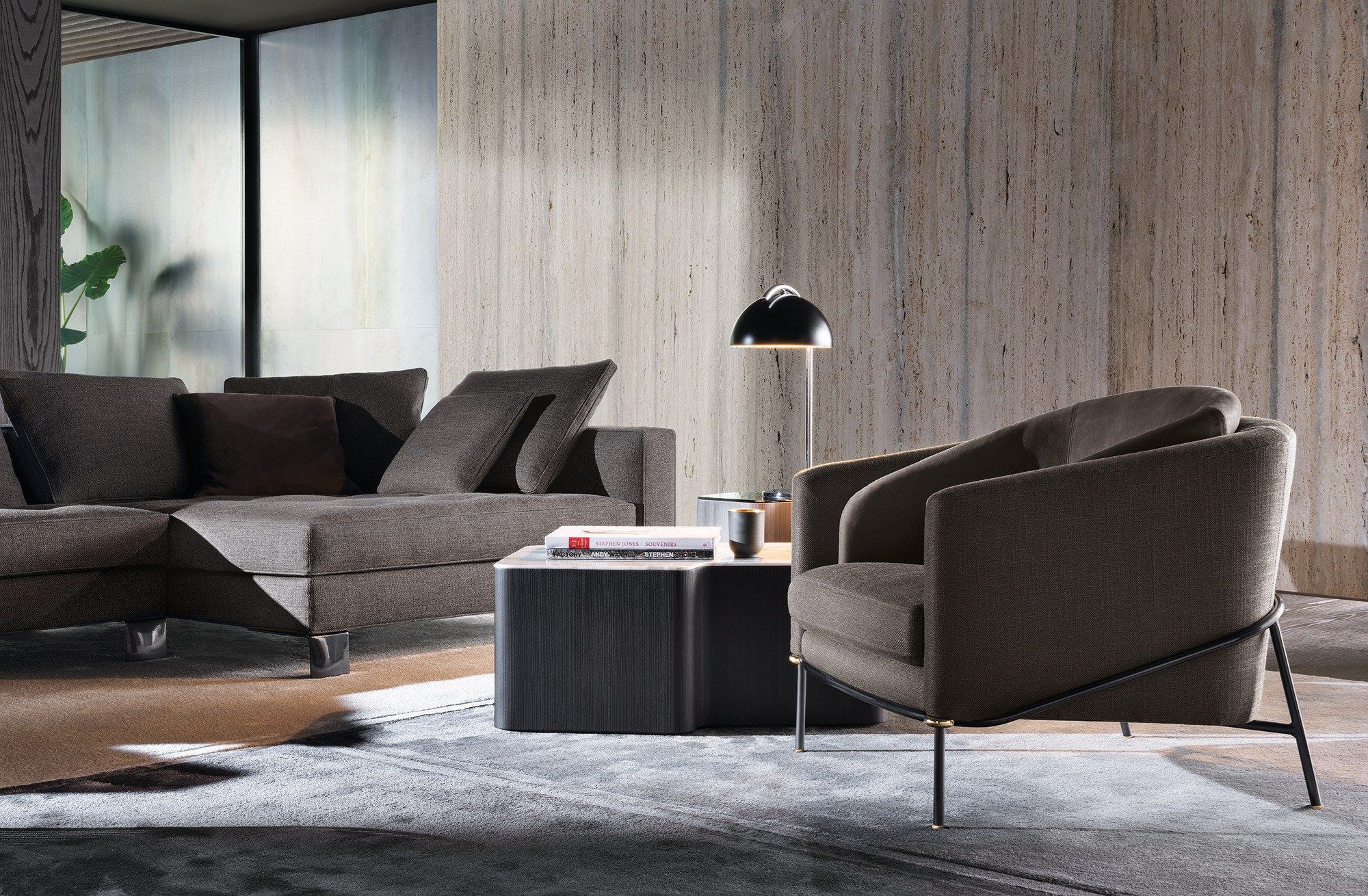 Sofa POLLOCK By Minotti design Rodolfo Dordoni