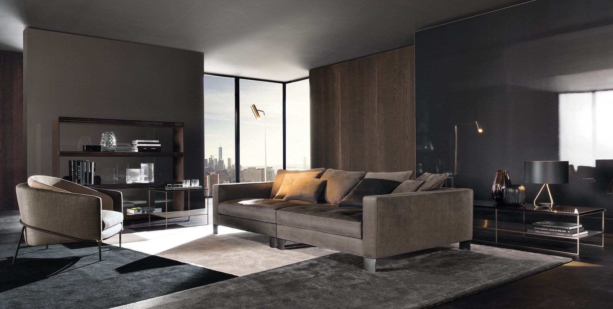 Sofa POLLOCK By Minotti design Rodolfo Dordoni