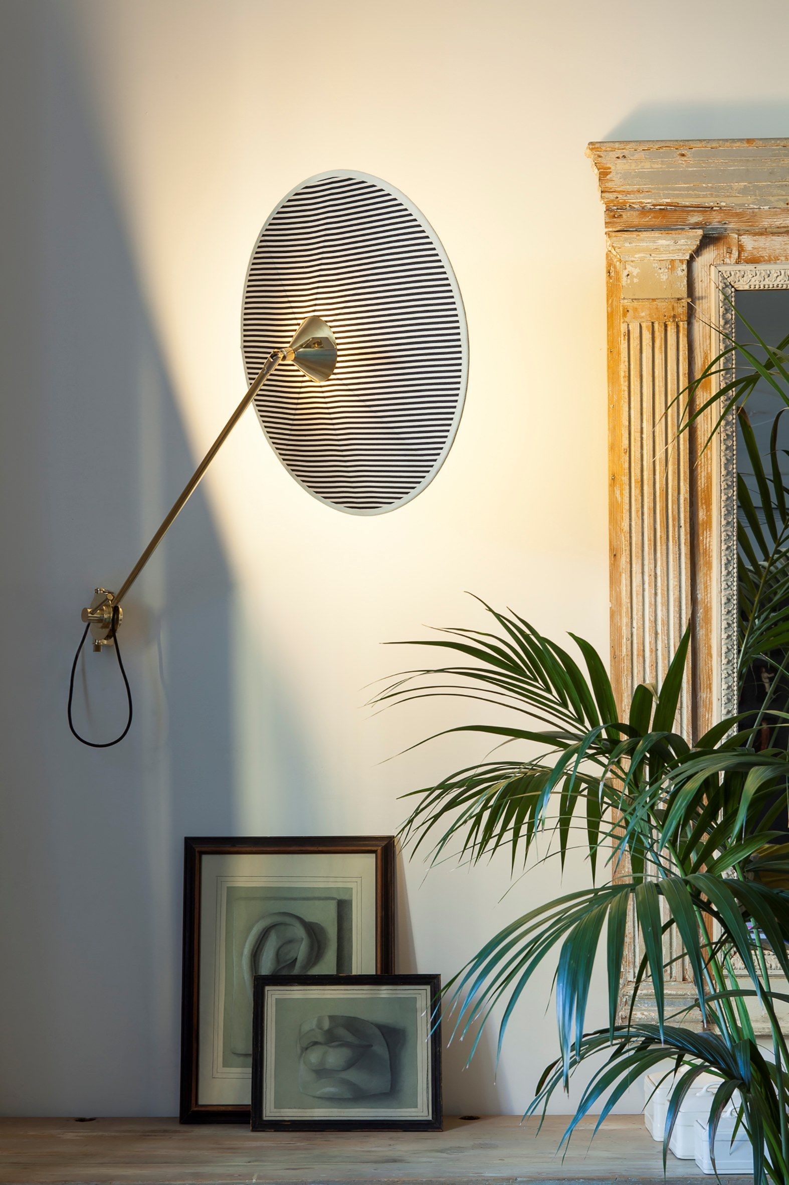 Adjustable fabric wall lamp PORTOFINO By SERVOMUTO