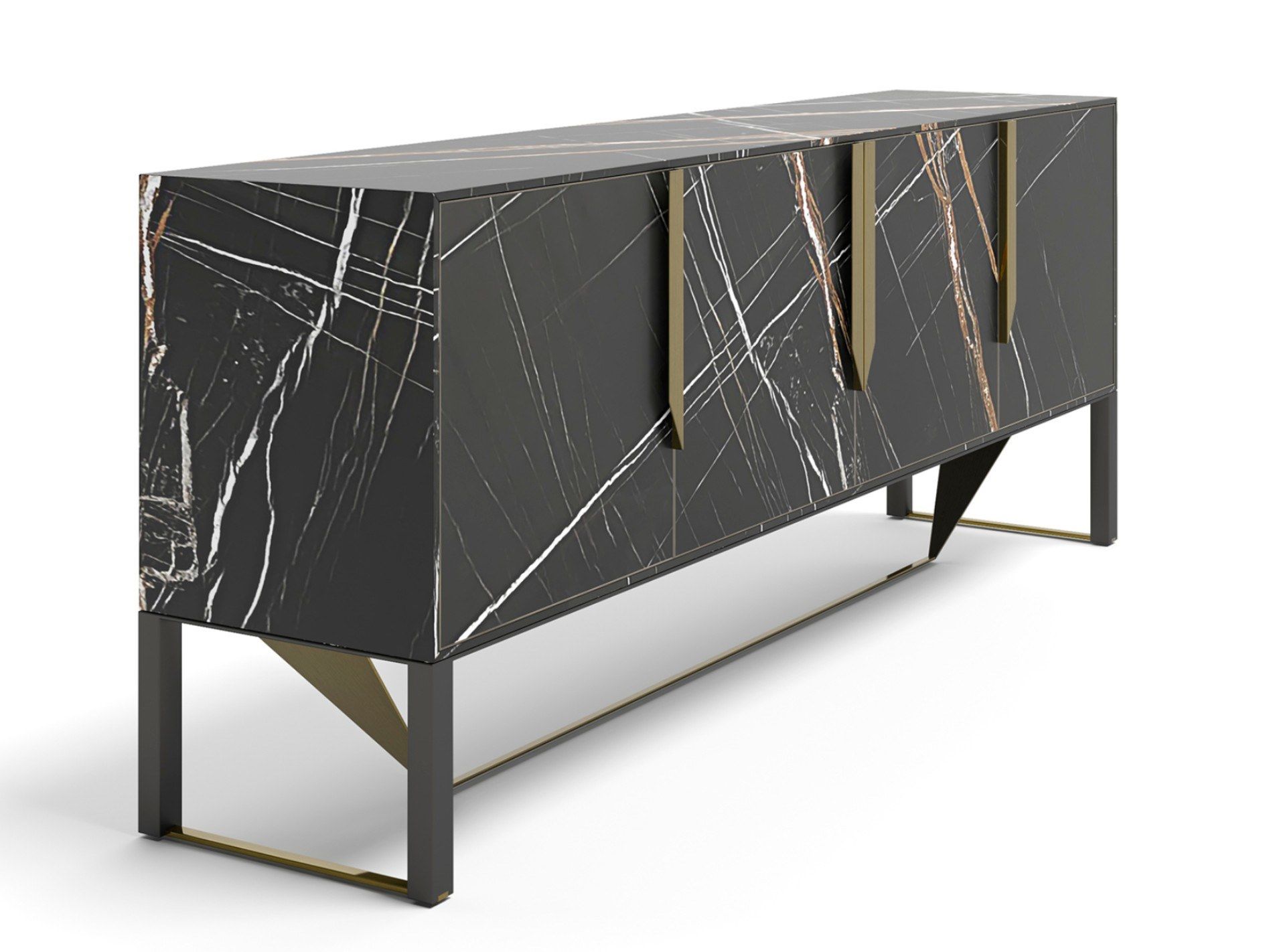 PRISMA by Capital Collection - Madia in marmo con ante a battente - 2
