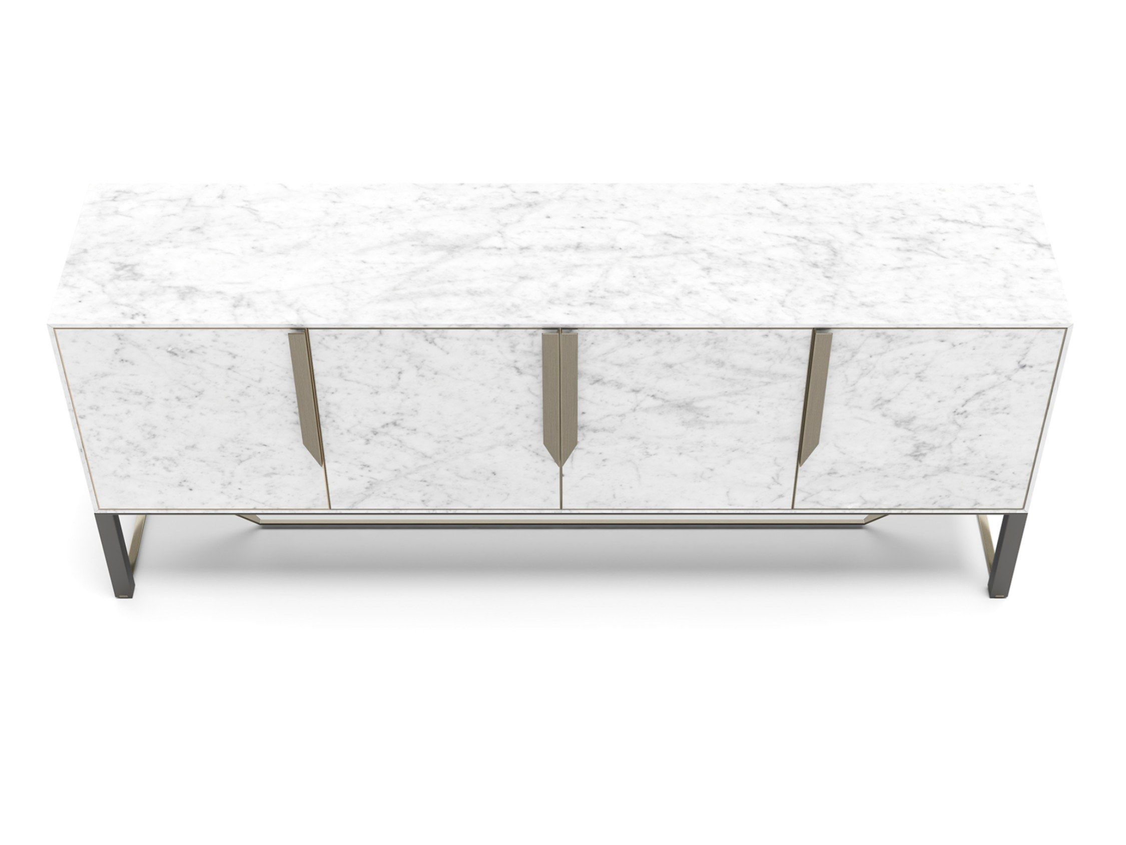 PRISMA by Capital Collection - Madia in marmo con ante a battente - 11