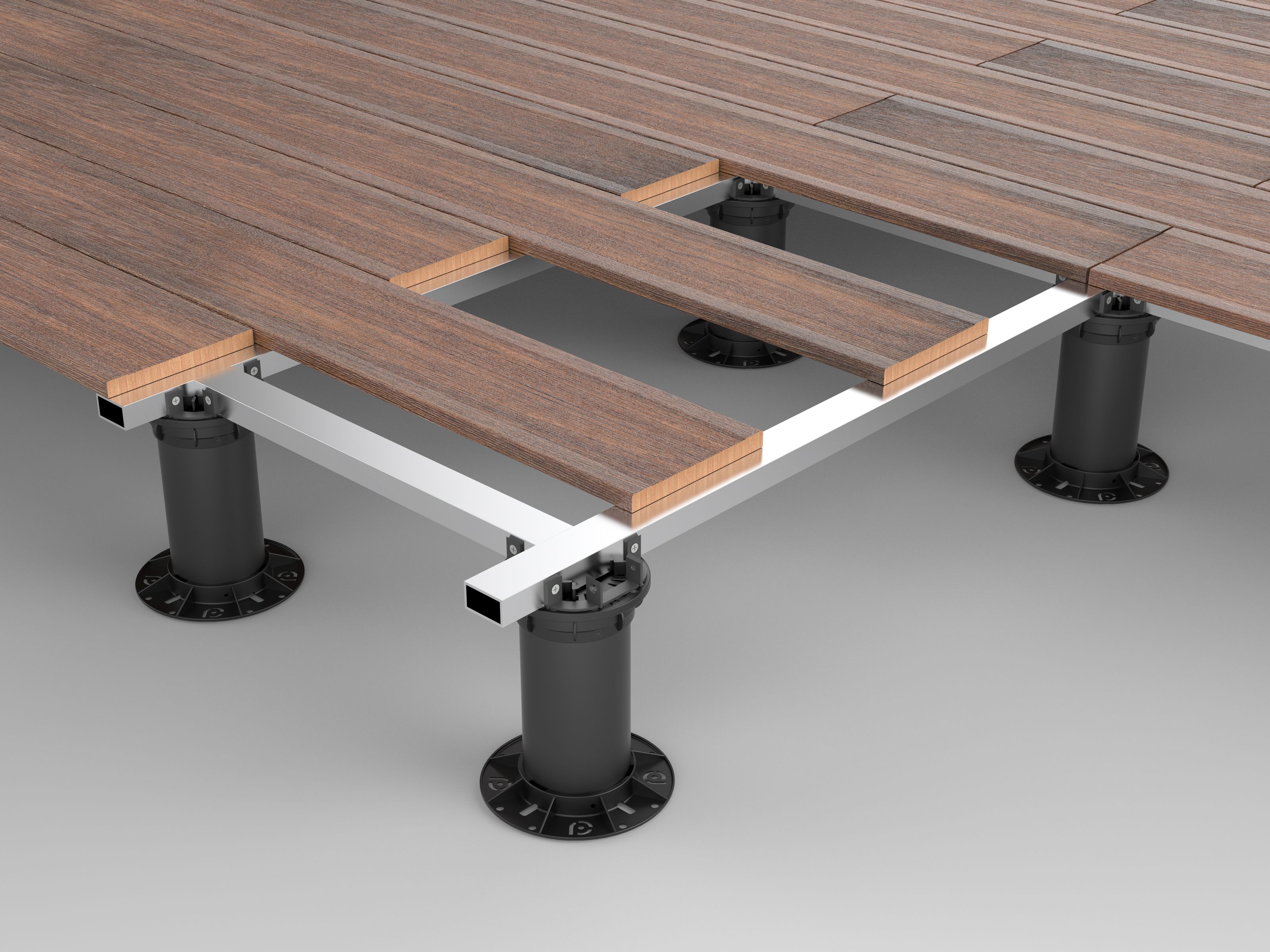 PROSUPPORT TUBE SYSTEM by PROGRESS PROFILES - Sistema modulare per pavimento sopraelevato  da esterno - 7