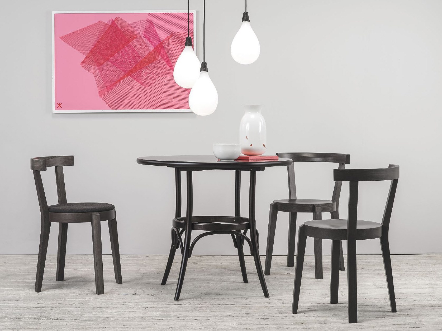 PUNTON Wooden chair By TON | design Tom Kelley
