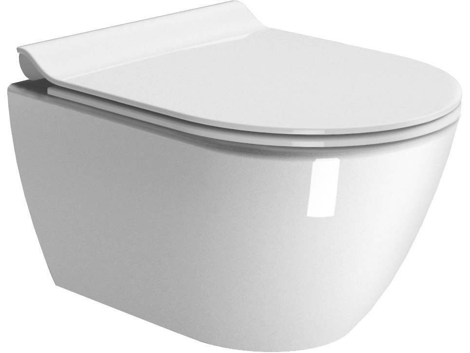 WC-Sitz Für G.S.I. PURA TERRA / SOSPESO – Mit Soft-Close Scharnieren & Hochglanz Oberfläche