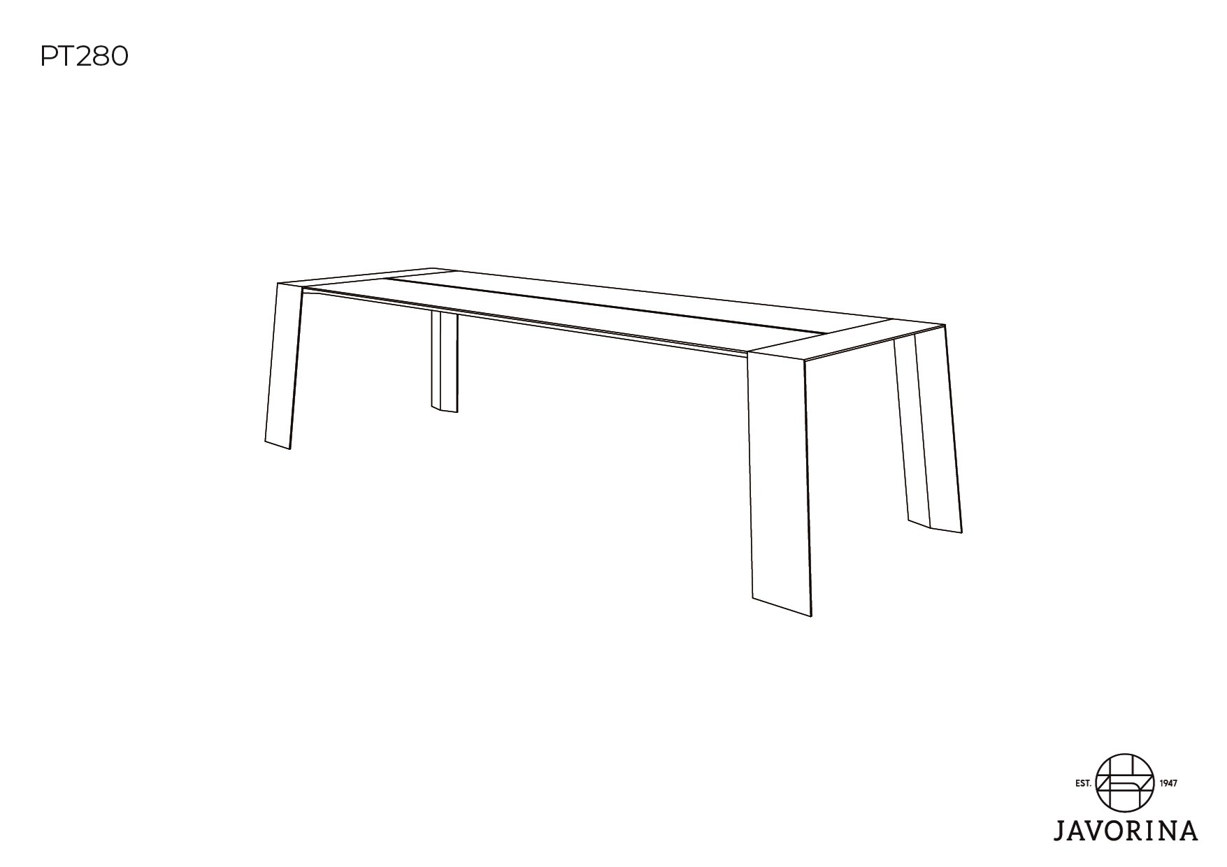PURE 280 | Tavolo da pranzo Tavolo da pranzo rettangolare in legno By ...