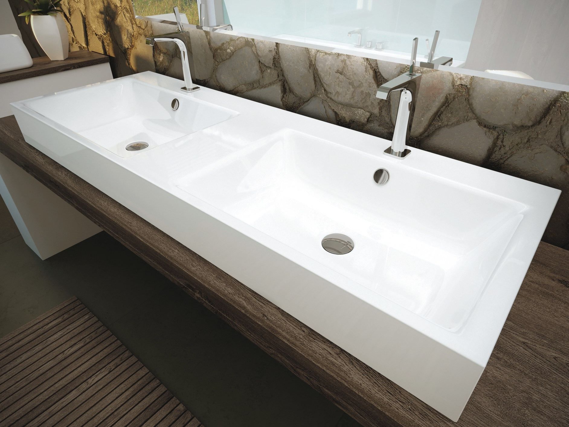 PURO | Doppel- Waschbecken By Kaldewei Italia Design Anke Salomon