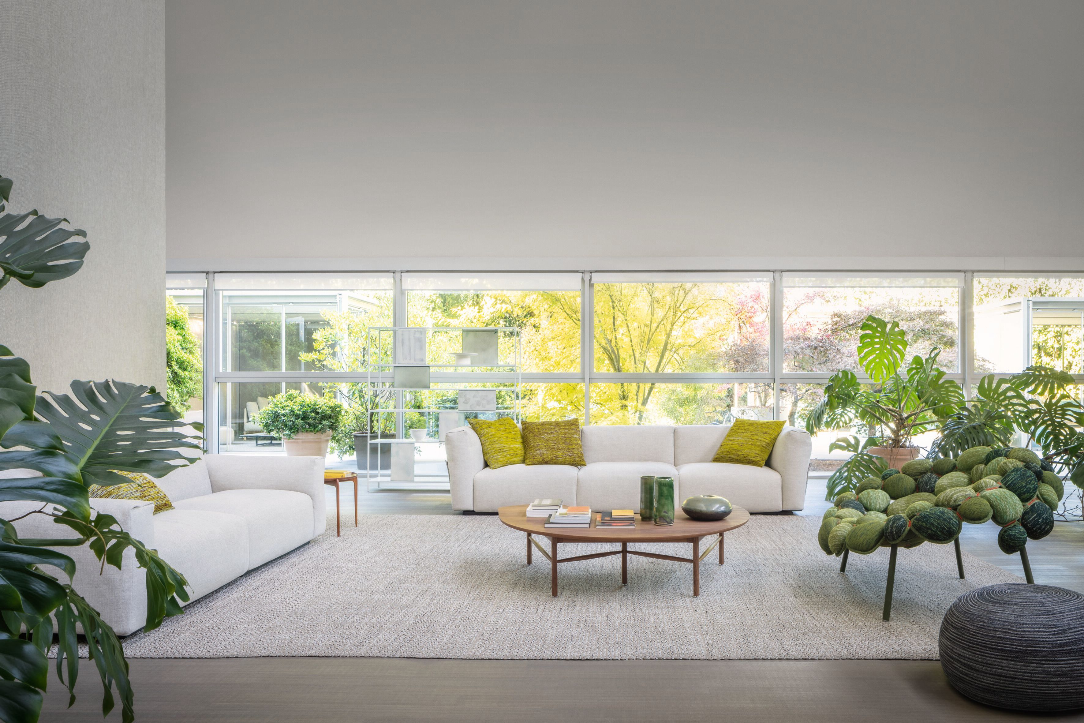 ARNÒ by Paola Lenti - Divano modulare lineare in tessuto a 4 posti - 4