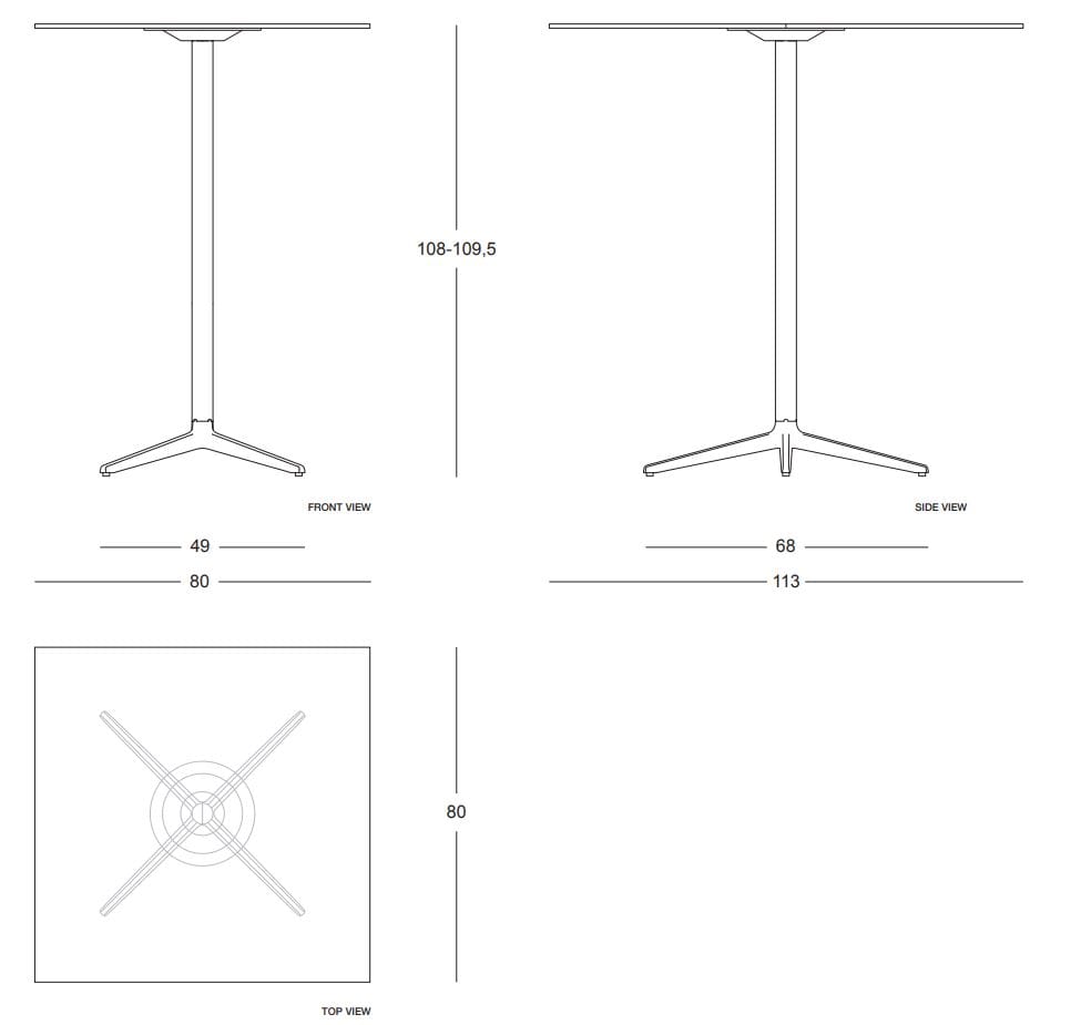 MISTER X Table By Plank design Cisotti + Laube