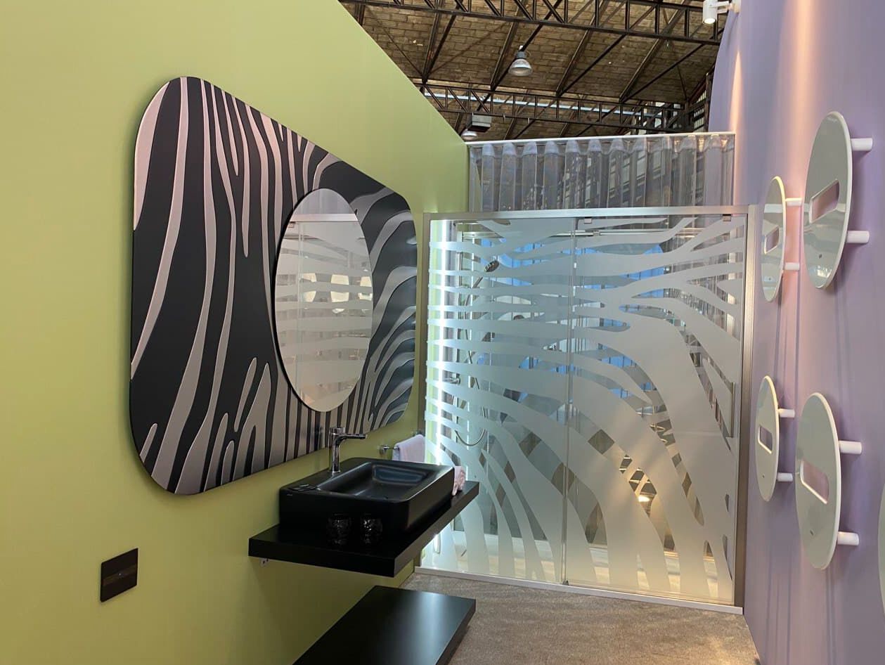 ZEBRA by PlusObject - Specchio in vetro - 2