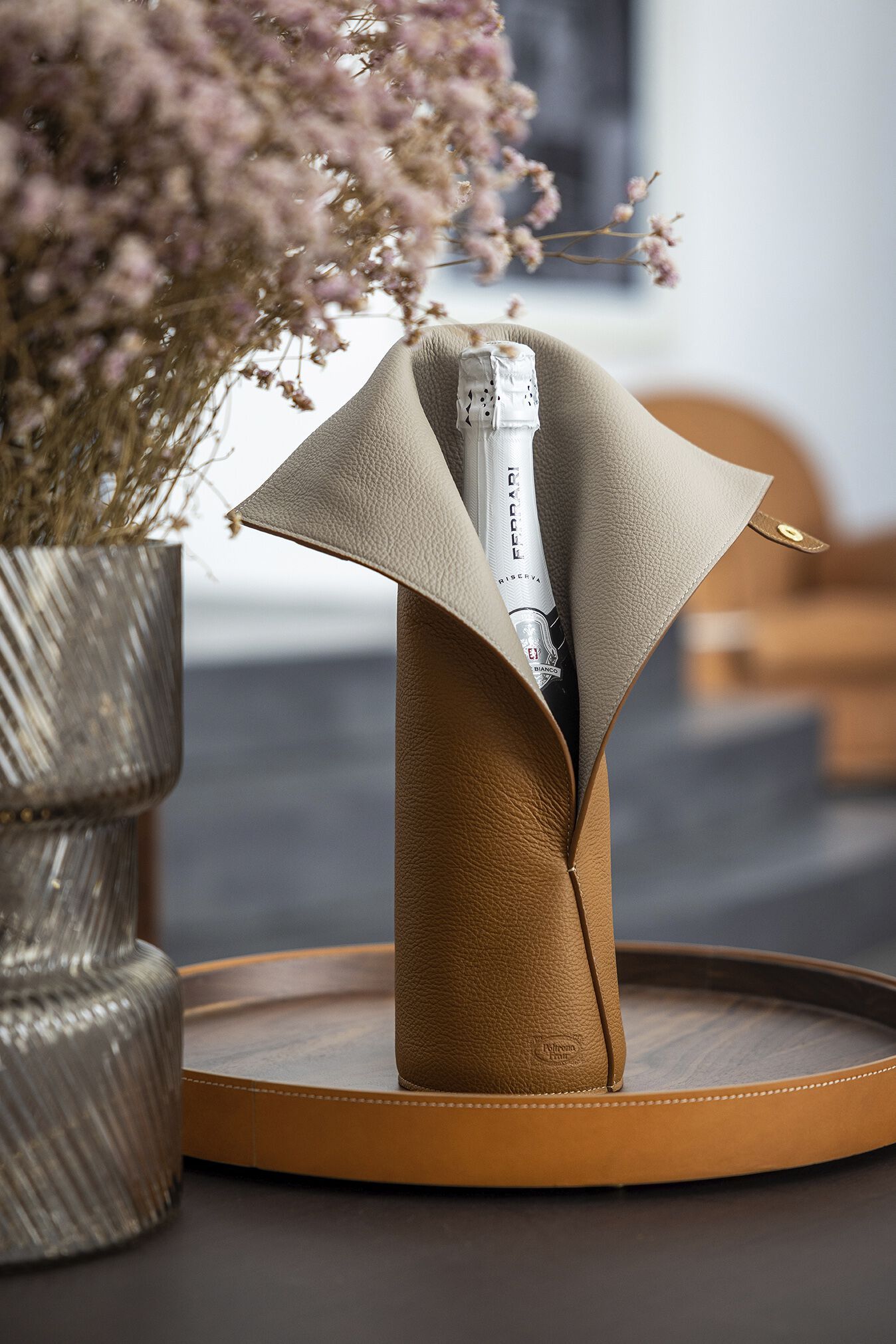 WINE BAG Botellero By Poltrona Frau