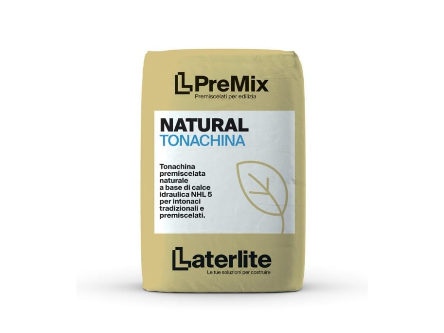 PREMIX NATURAL TONACHINA by Laterlite - Tonachina a base di calce idraulica