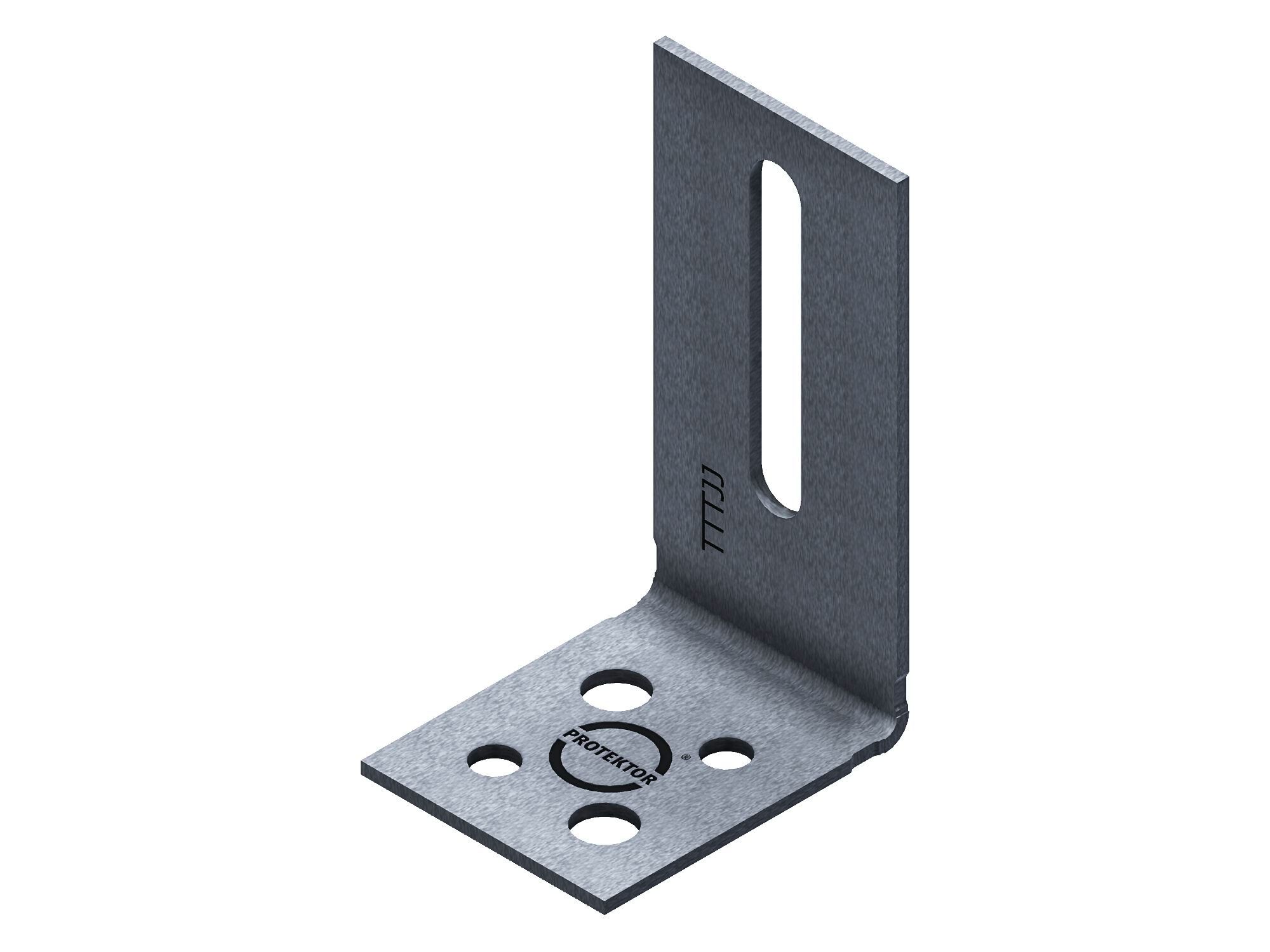 6166 by Protektor - Squadretta per fissaggio profili a pavimento e soffitto - 4