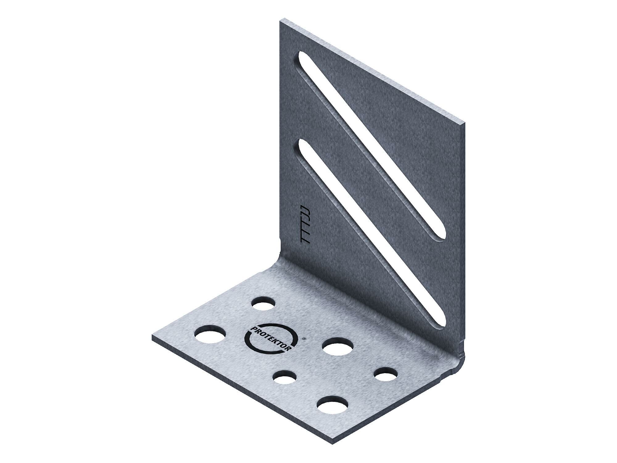 6166 by Protektor - Squadretta per fissaggio profili a pavimento e soffitto - 3