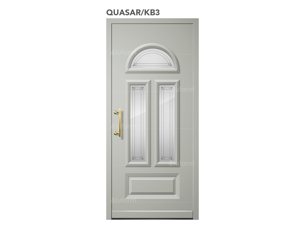 QUASAR by ROYAL PAT - Pannello di rivestimento per porte blindate in alluminio e vetro - 5