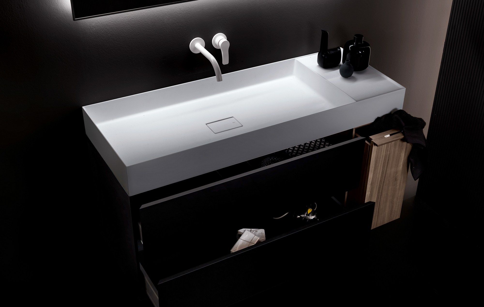 QUATTRO.ZERO by FALPER - Mobile lavabo con cassetti - 2