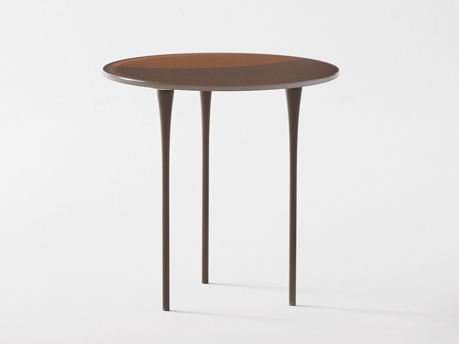 RAFFLES Round coffee table Stained glass coffee table / bedside table