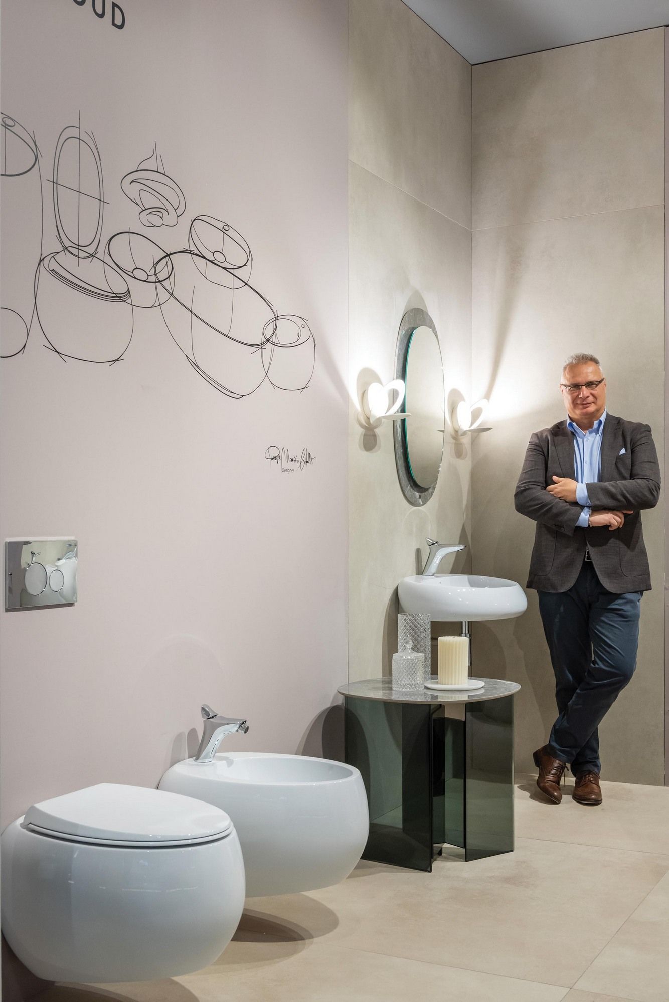 RAK-CLOUD by RAK Ceramics - Specchio da parete per bagno - 4