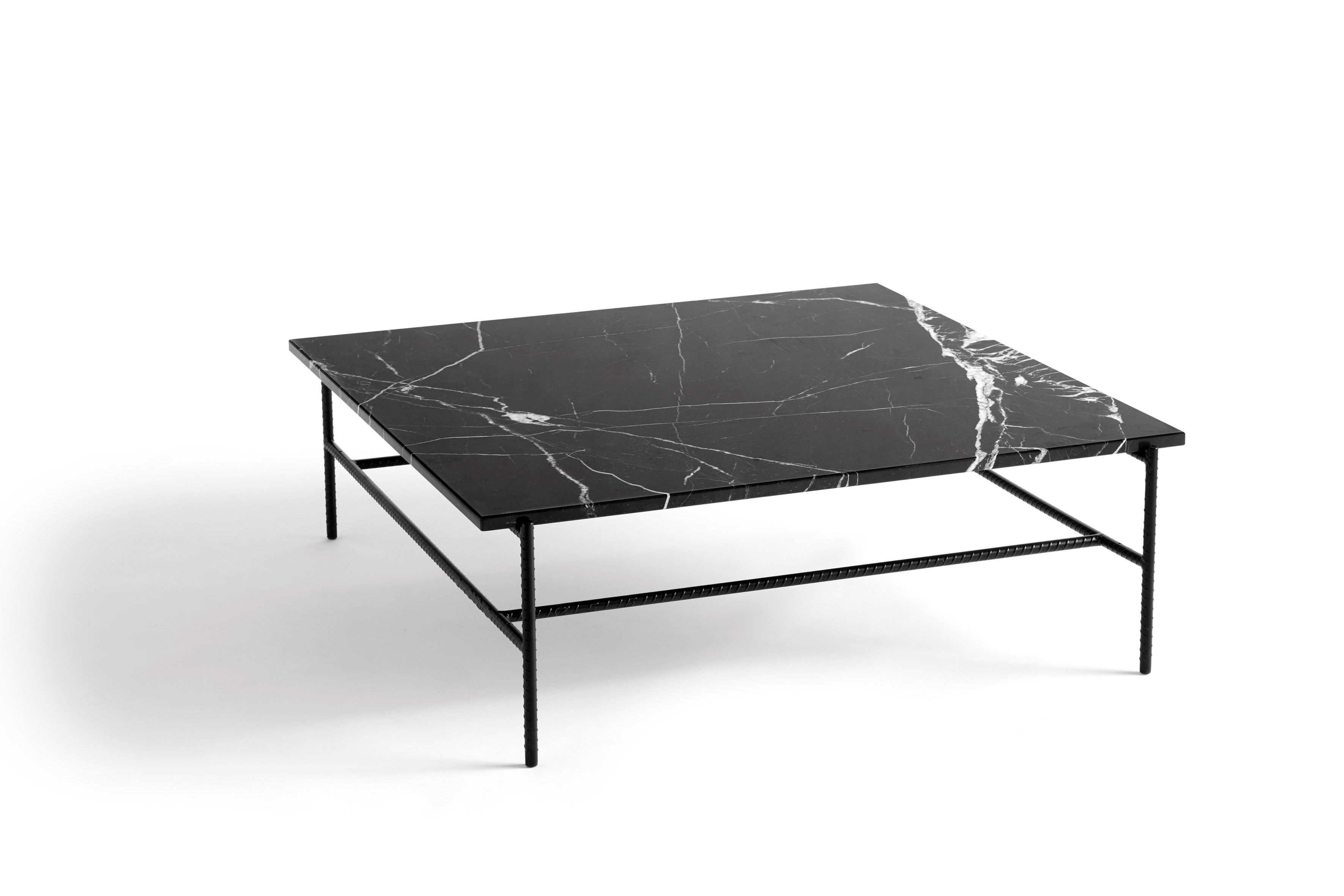 REBAR Rectangular marble coffee table By Hay design Sylvain Willenz
