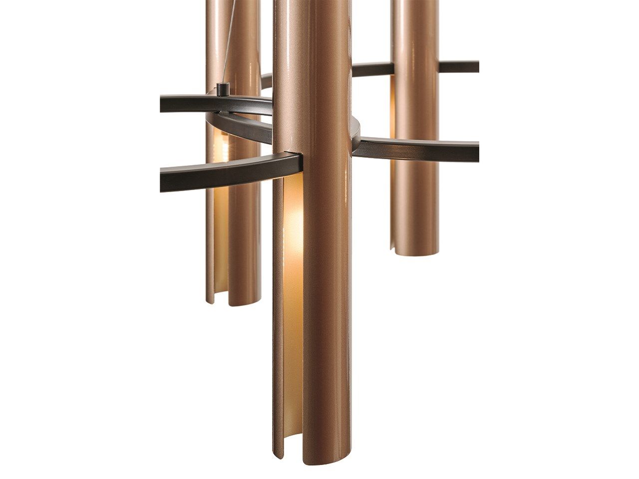 REEDS Metal chandelier By Turri design Marcello Ziliani