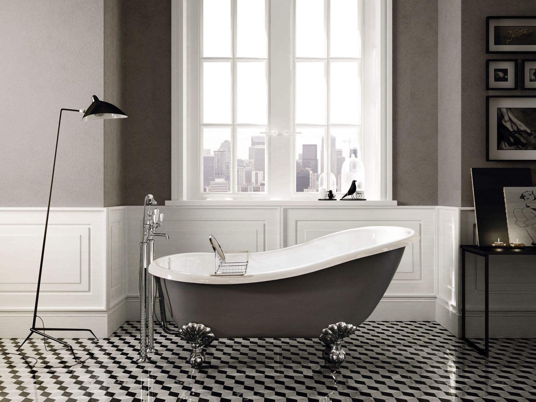 REGINA by Devon&Devon - Vasca da bagno centro stanza in ghisa - 4