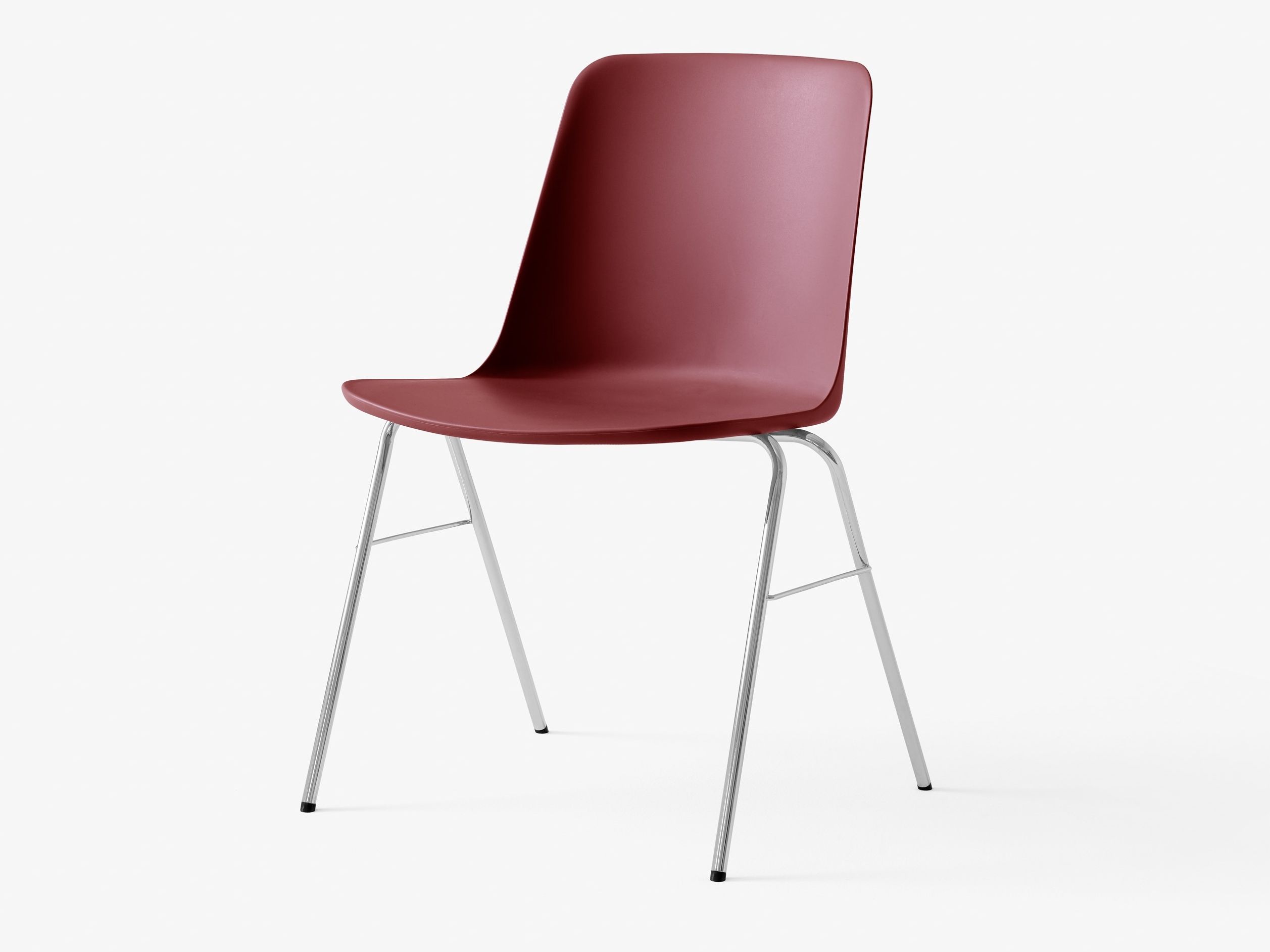 Stackable polypropylene chair RELY HW26 By &TRADITION design Hee Welling